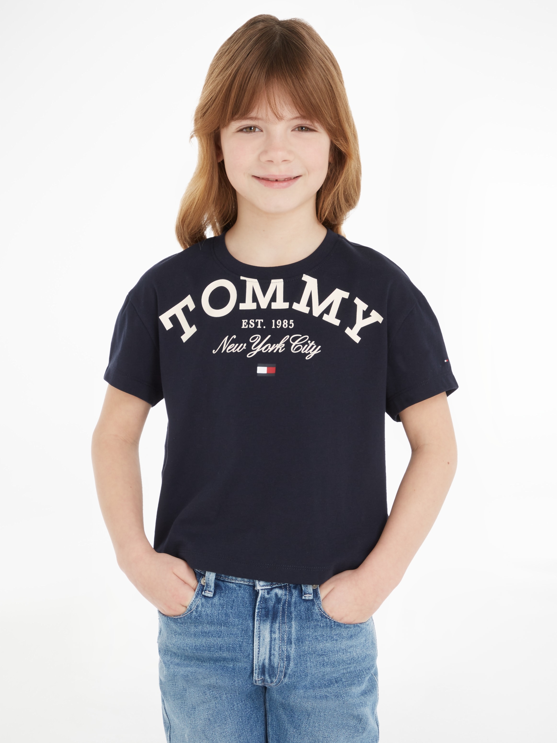 TOMMY HILFIGER T-Shirt »TOMMY LOGO TEE S/S«