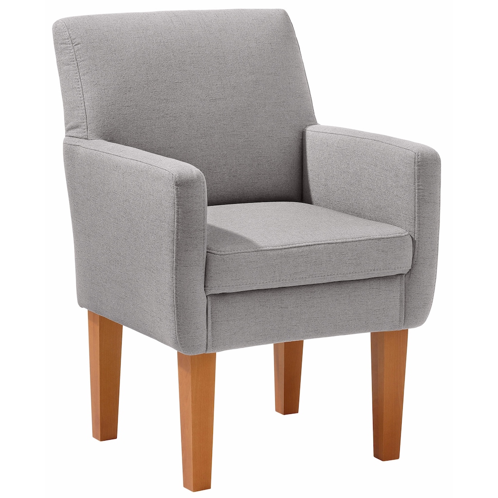 Home affaire Sessel »Fehmarn«, komfortable Sitzhöhe von 54 cm, in 3 verschiedenen Bezugsqualitäten