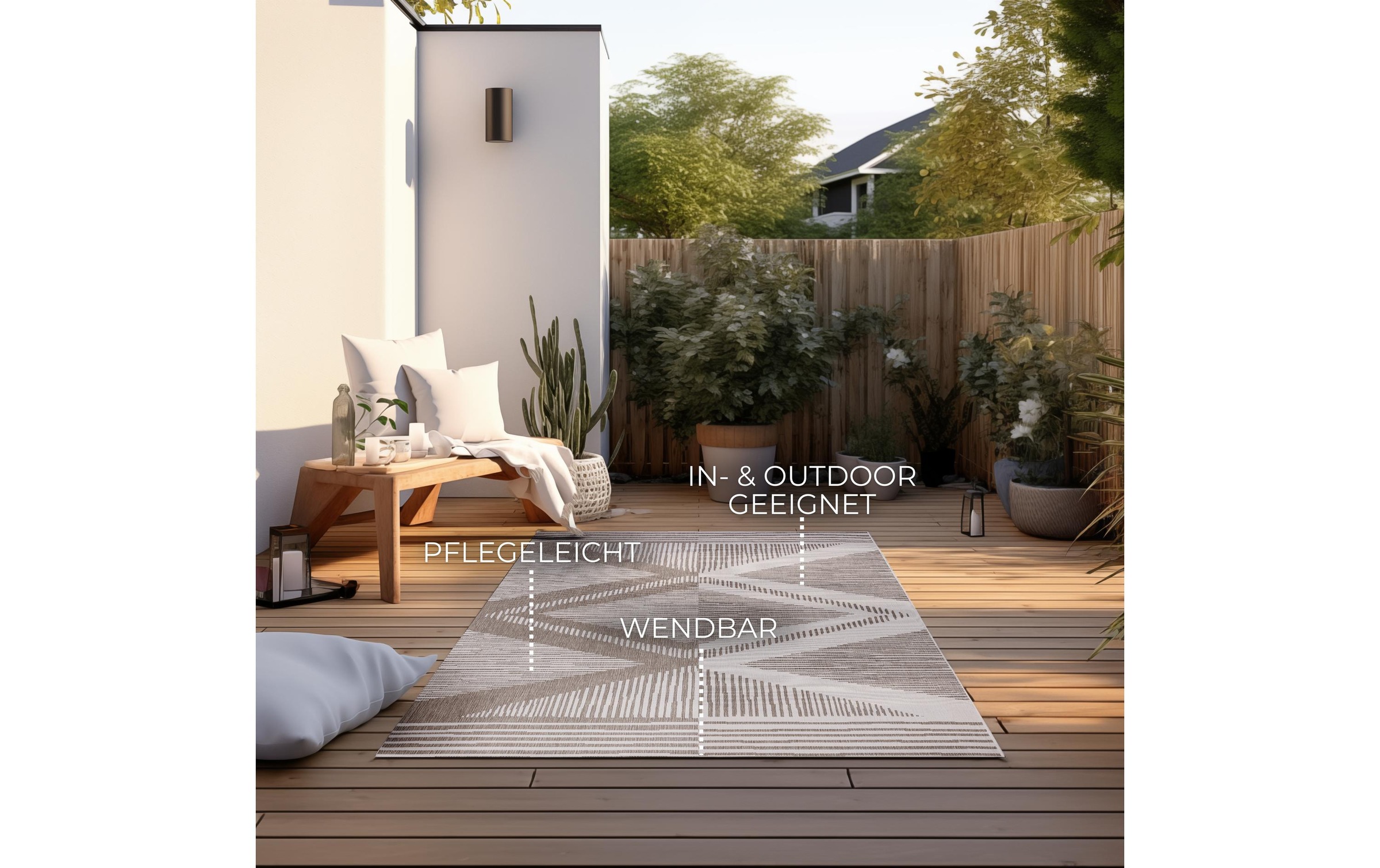 ELLE DECORATION Teppich »Rhombus 160 x 230 cm«