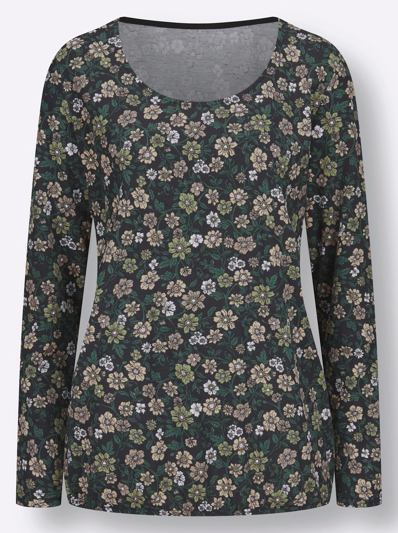 Inspirationen Langarmshirt »Druck-Shirt«, (1 tlg.)