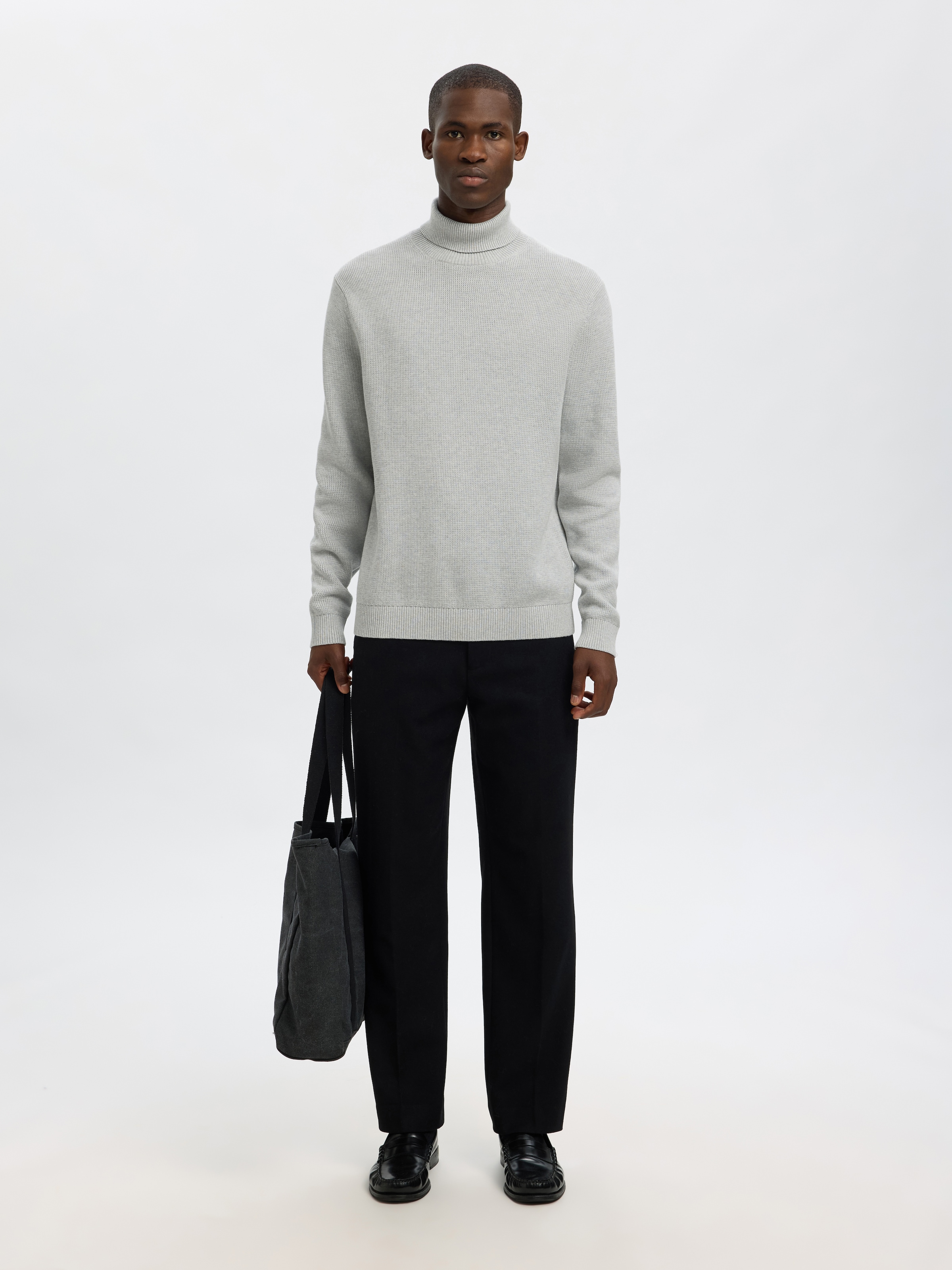 SELECTED HOMME Rollkragenpullover »SLHDANE LS KNIT STRUCTURE ROLL NECK NOOS«