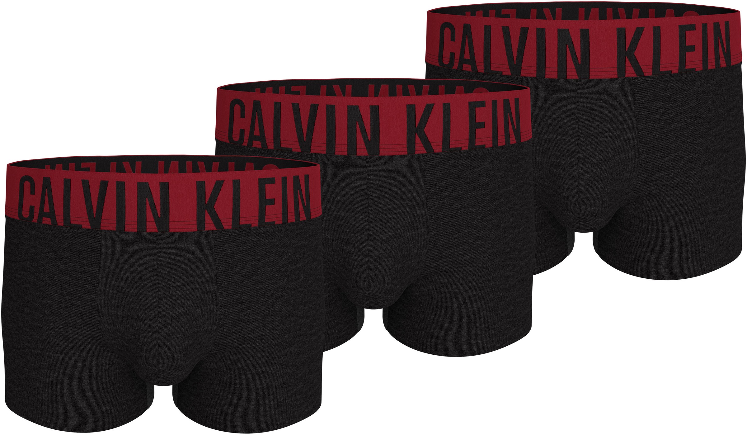 Calvin Klein Underwear Trunk »TRUNK 3PK« Packung, 3er, 3 Stk. mit Logo-Elastikbund