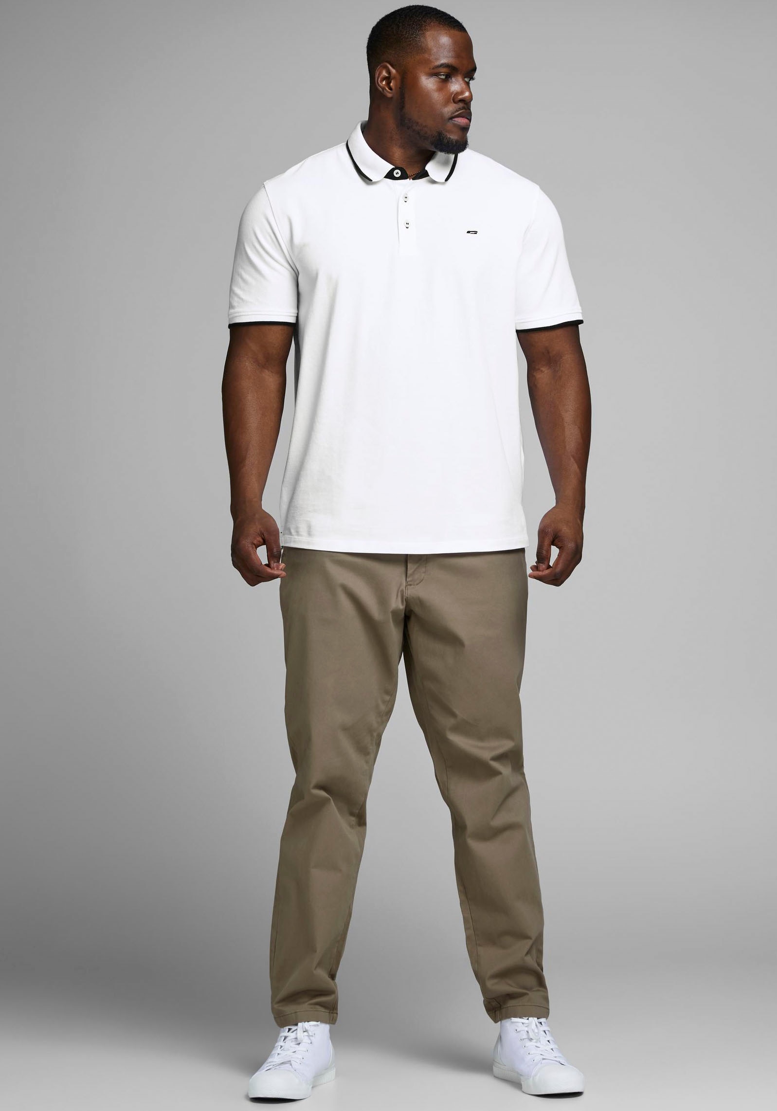 Jack & Jones PlusSize Poloshirt »JJEPAULOS POLO SS NOOS PLS«