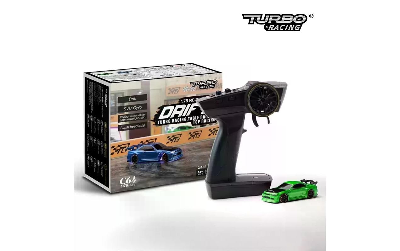 RC-Auto »Turbo Racing Micro Drift C64, Grün«