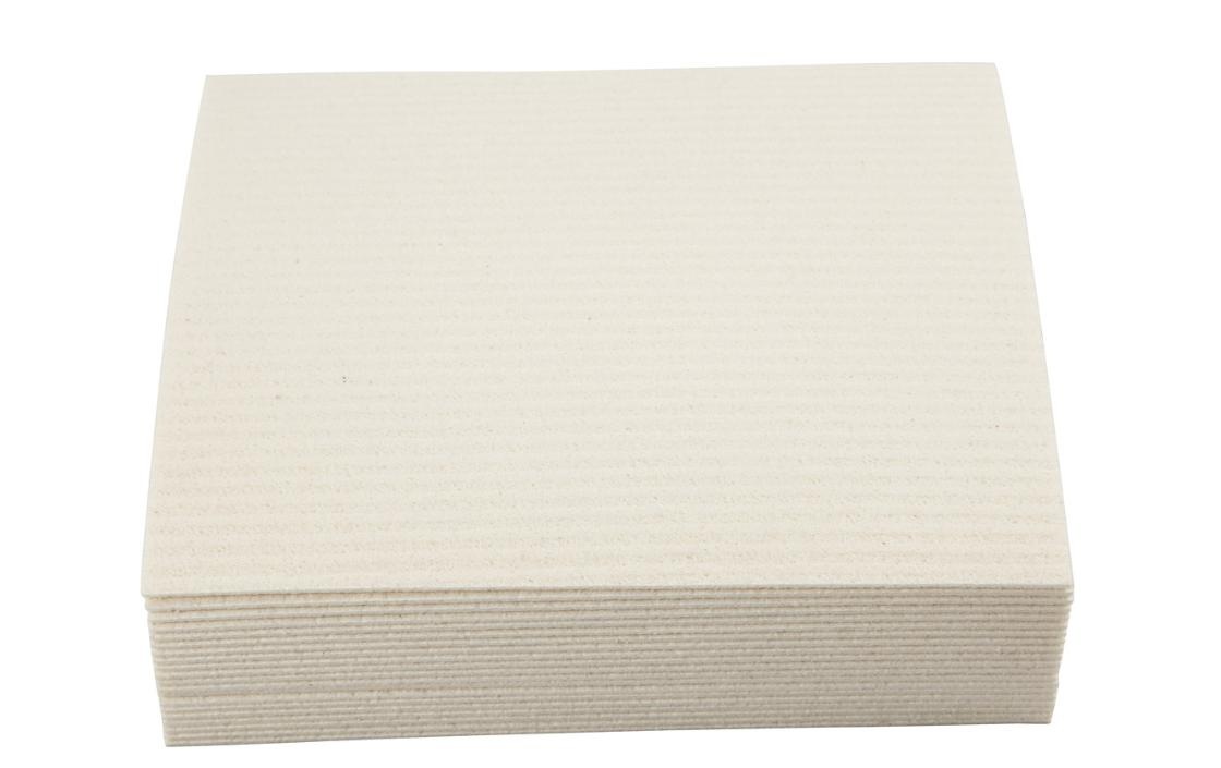 creativ company Geschirrtuch »Grösse: 17 x 45065 cm, Crème,«, (20 tlg.)