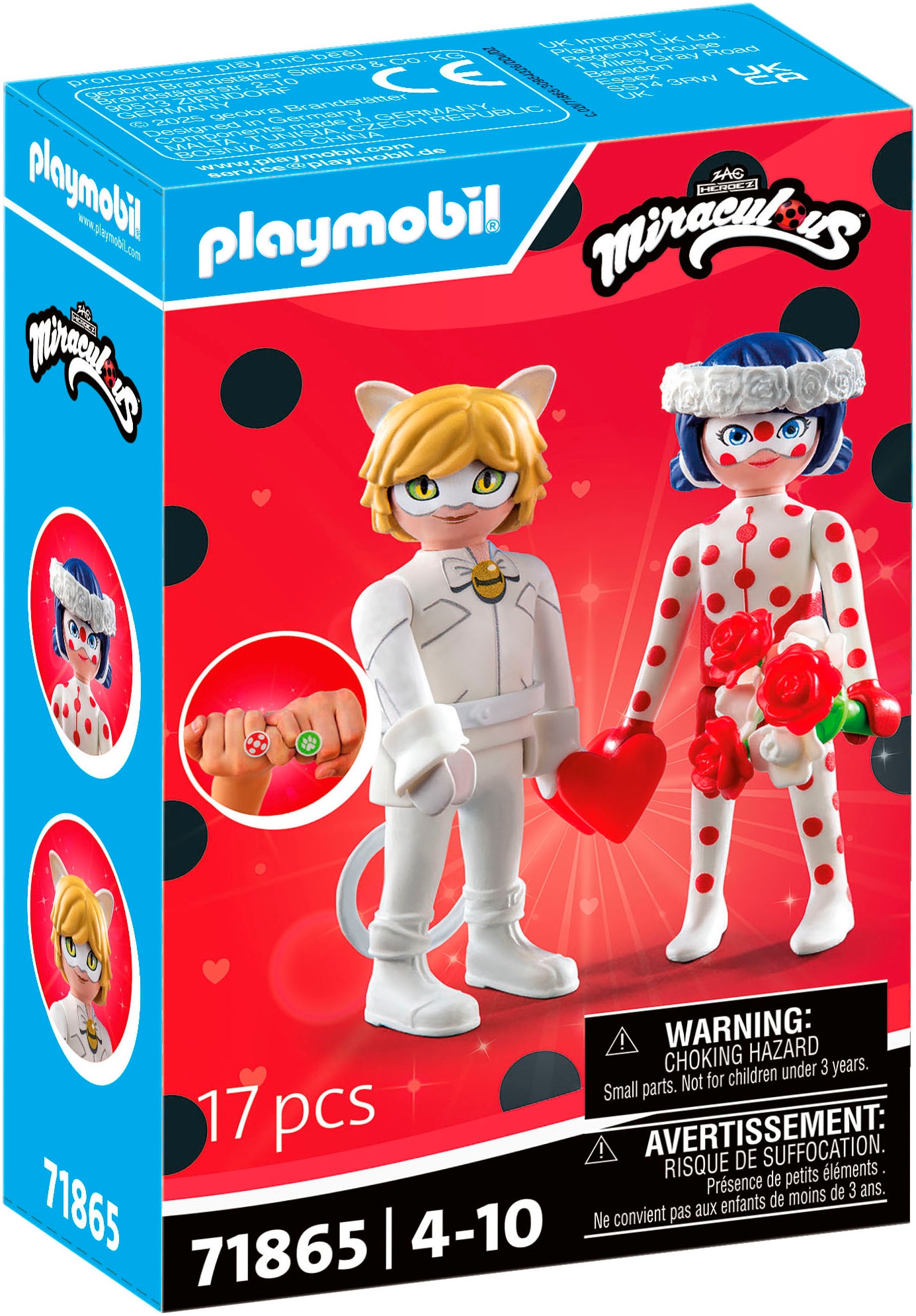 Playmobil Spielbausteine "Miraculous Ladybugs und Cat Noirs Hochzeitstraum 71865"