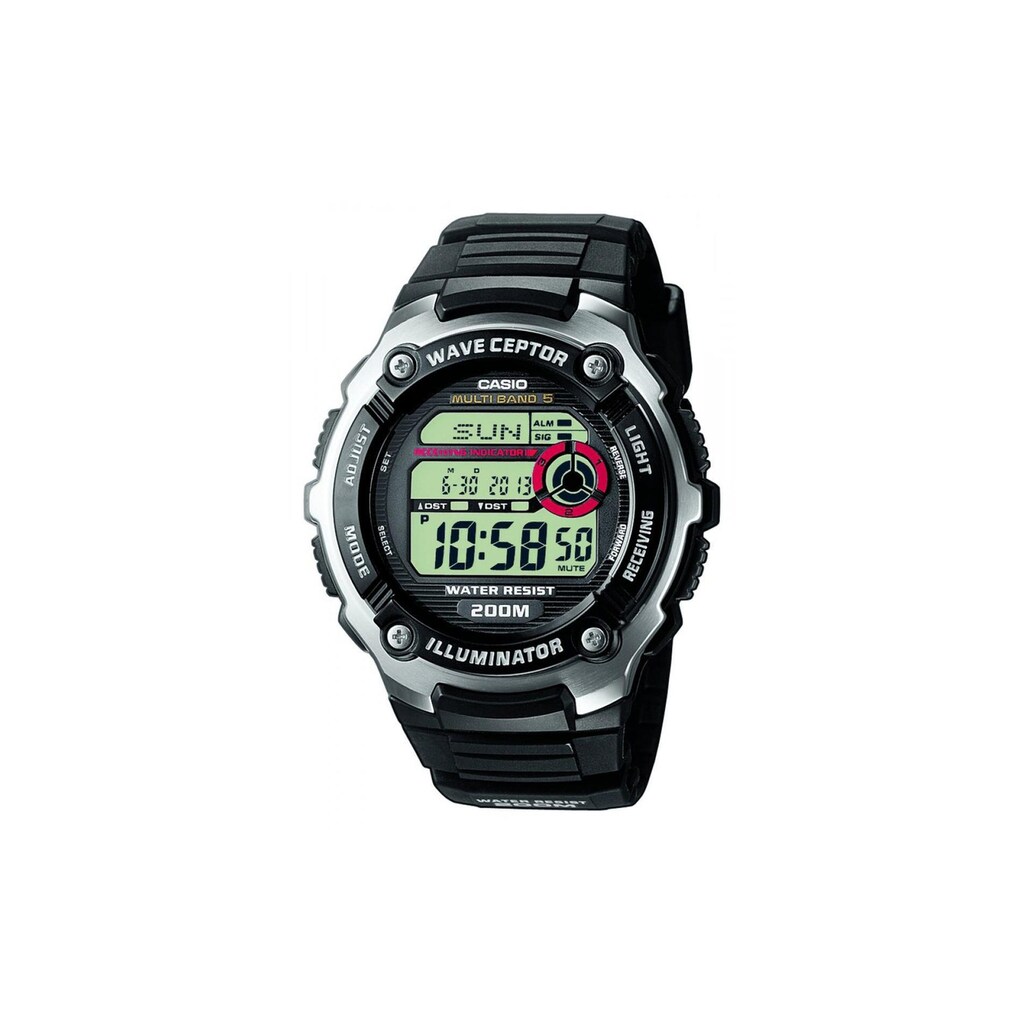 CASIO Watch »Armbanduhr Wave Ceptor WV-200E-1AVEF«