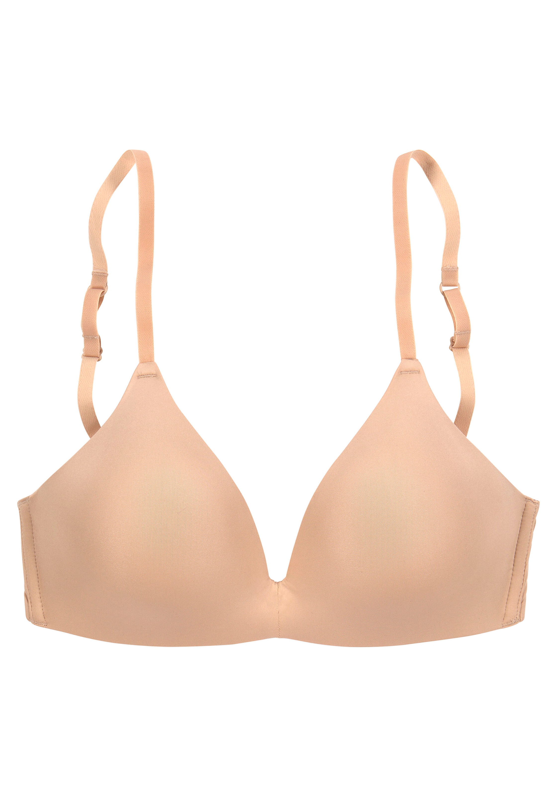 LASCANA Push-up-BH, ohne Bügel, mit eingearbeitetem Polster im Untercup, Basic-BH