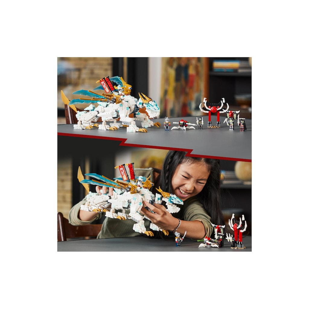 LEGO® Konstruktionsspielsteine »Zanes Eisdrache«, (973 St.)