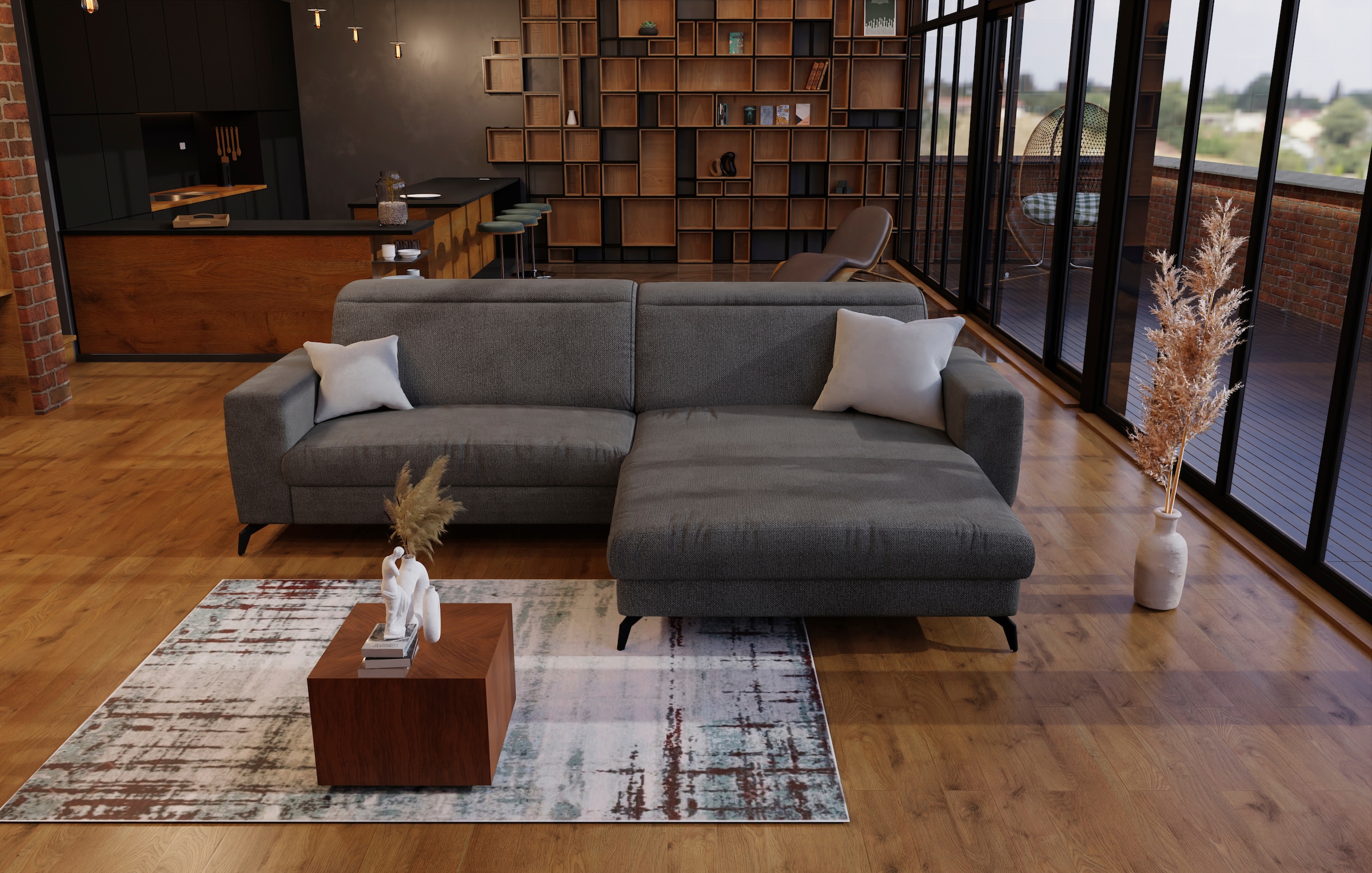 sit&more Ecksofa "Bolero L-Form"