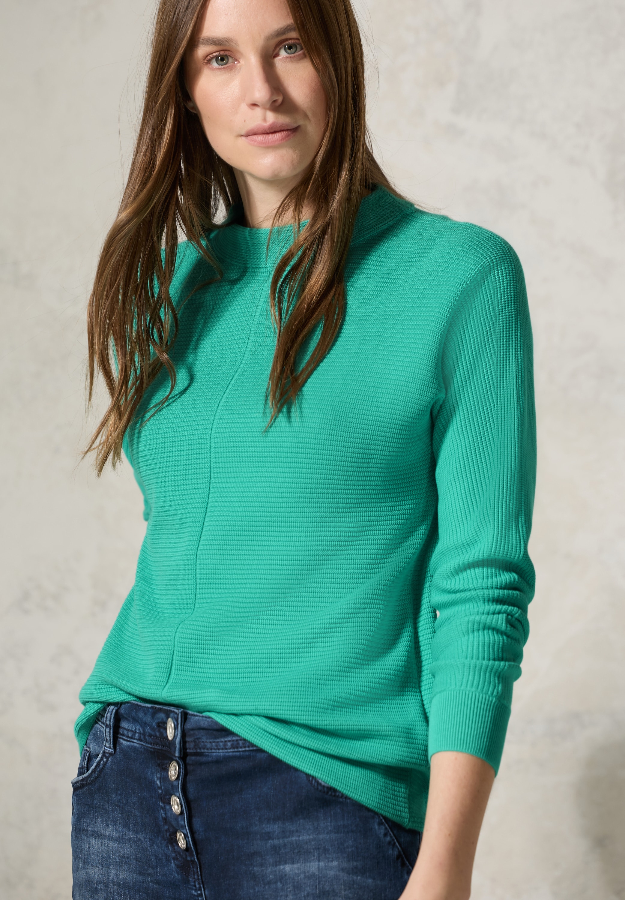 Cecil Rollkragenpullover, mit Rollkragen