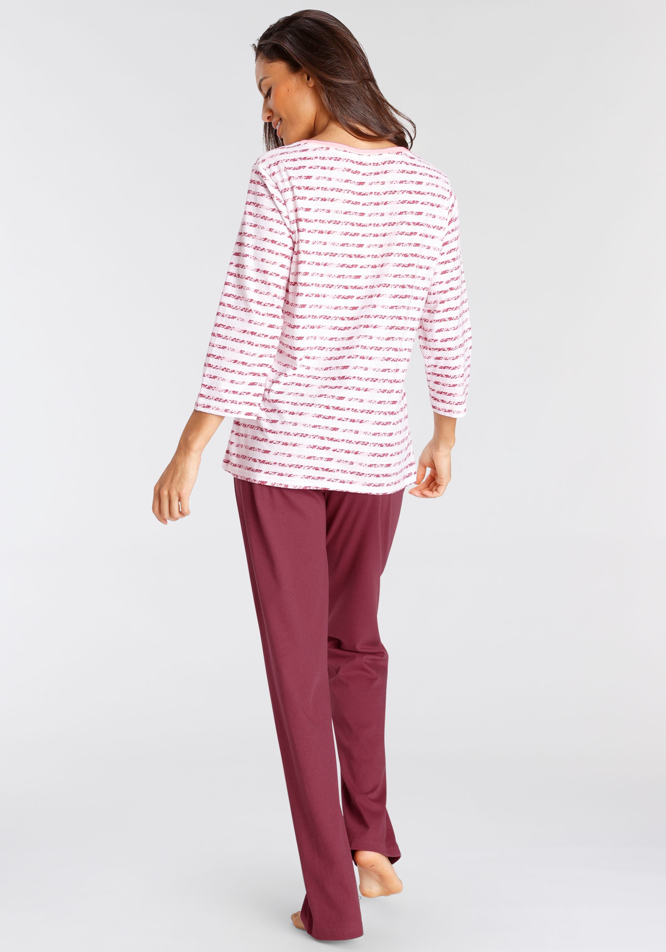 Vivance Dreams Pyjama, (2 tlg.) online kaufen bei Jelmoli-Versand Schweiz | Weite Hosen