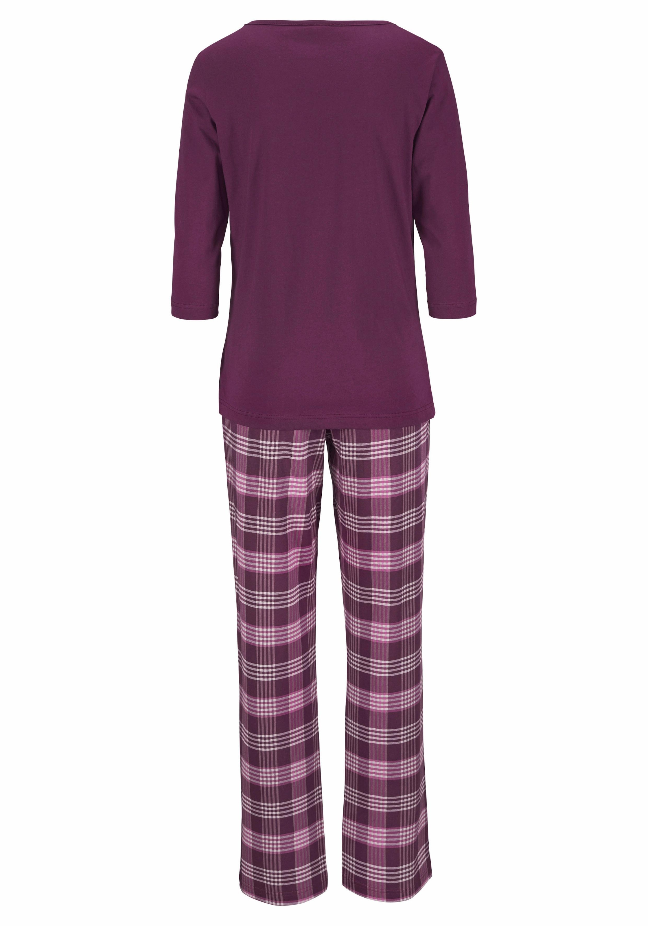 petite fleur Pyjama, (4 tlg., shoppen online 2 Stück), Jelmoli-Versand Hose mit bei karierter Schweiz