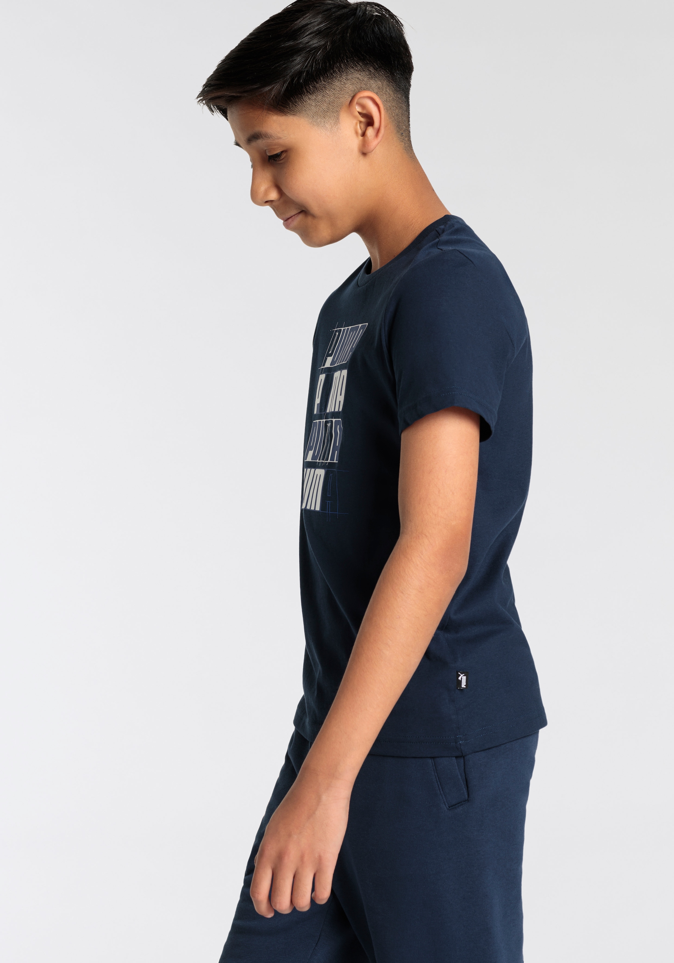 PUMA T-Shirt »ESS+ LOGO LAB TEE B«, (1 tlg.), Für Kinder und Jugendliche