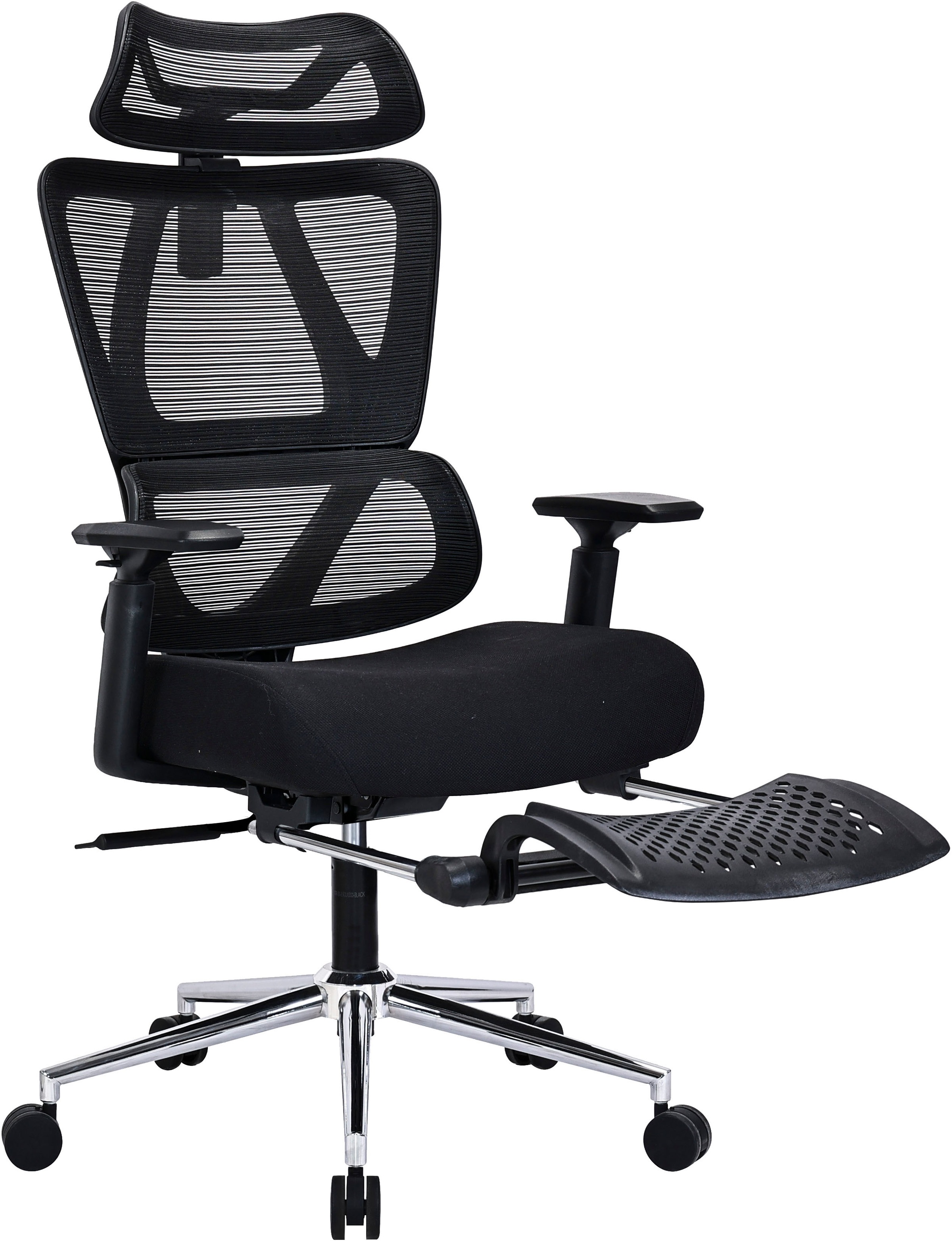 GOODproduct Drehstuhl "Andora, moderner ergonomischer Schreibtischstuhl" () mit Fussstütze