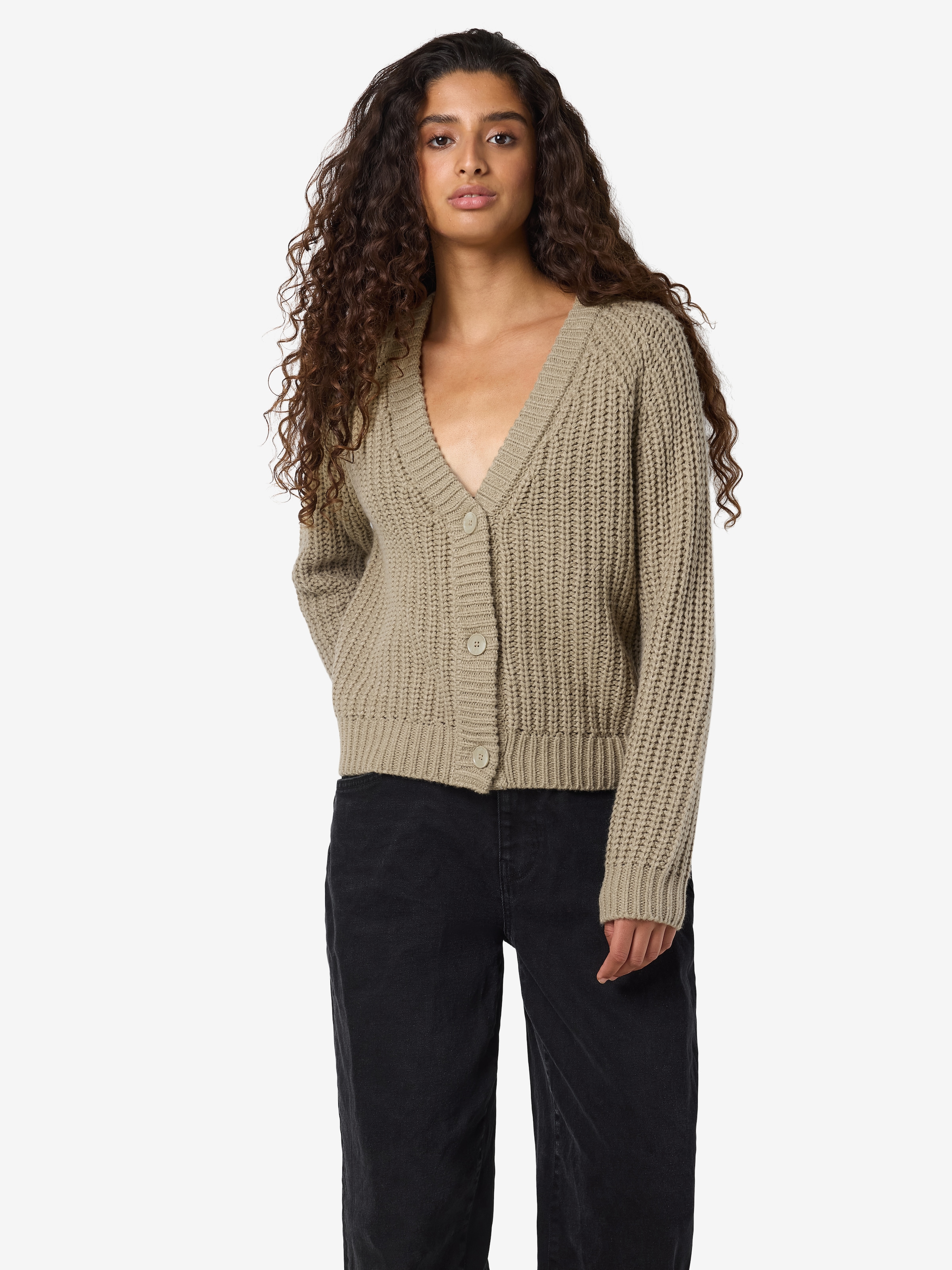 Noisy may Strickjacke »NMCHARLIE L/S V-NECK KNIT CARDIGAN NOOS«
