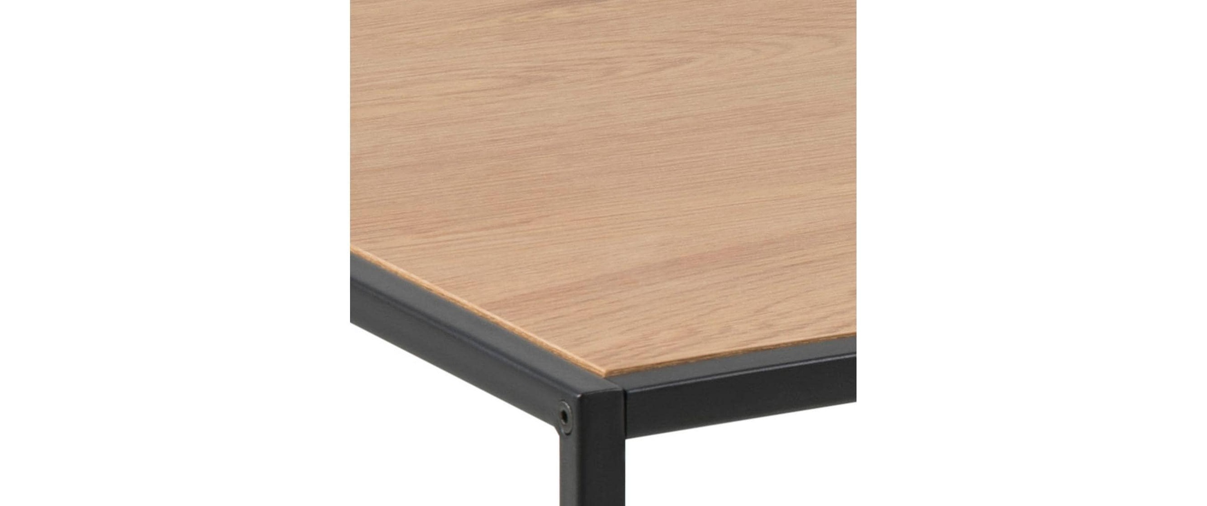 AC Design Beistelltisch »Seaford Eckig Nature/Schwarz«
