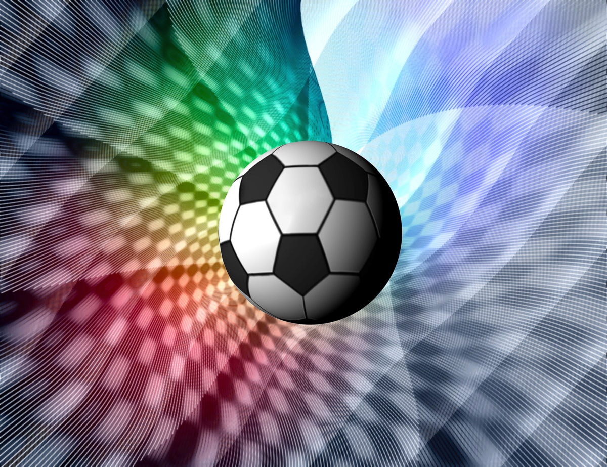 Papermoon Fototapete »Fussball«