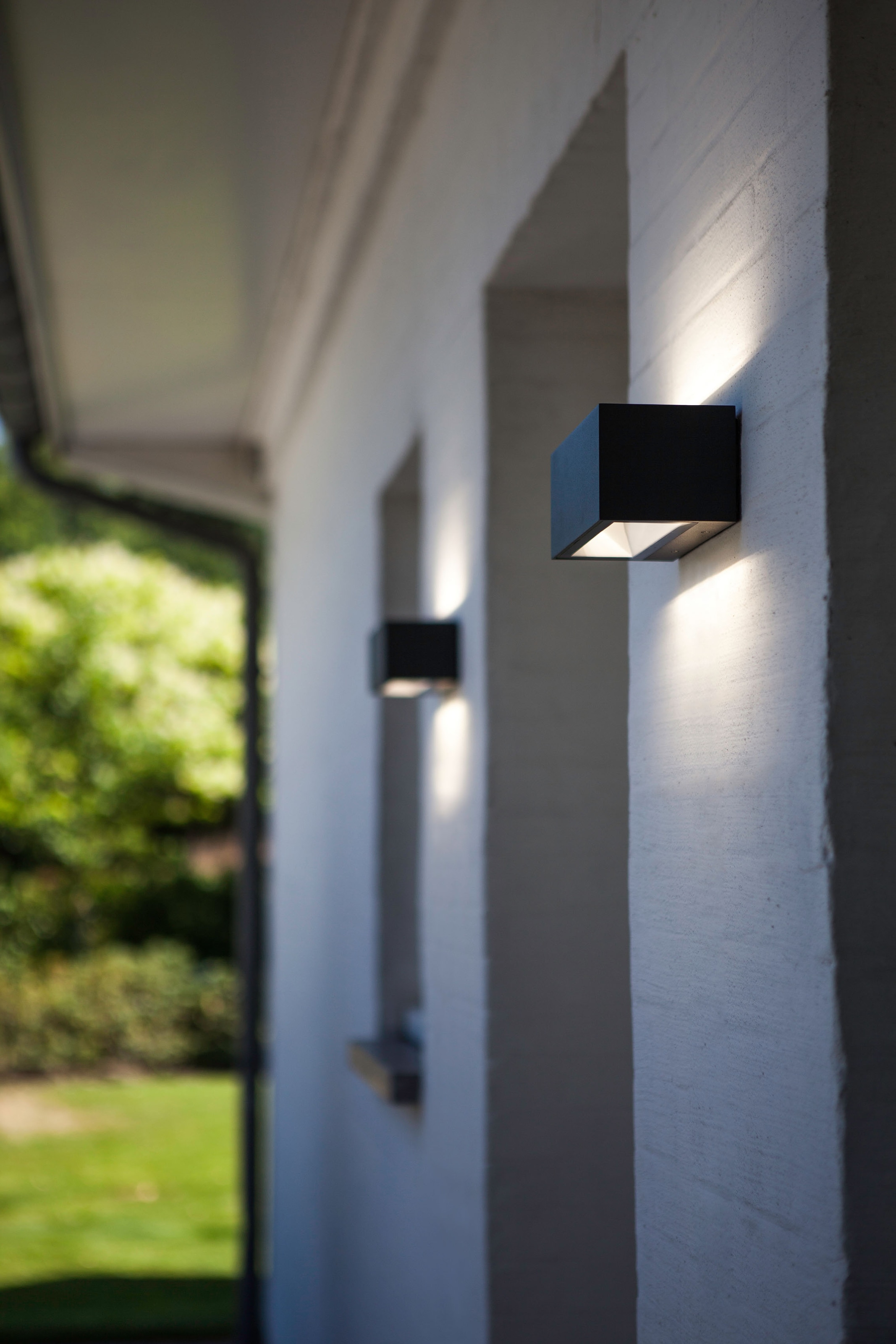 LUTEC LED Aussen-Wandleuchte »GEMINI«, Leuchtmittel LED-Modul | LED fest integriert
