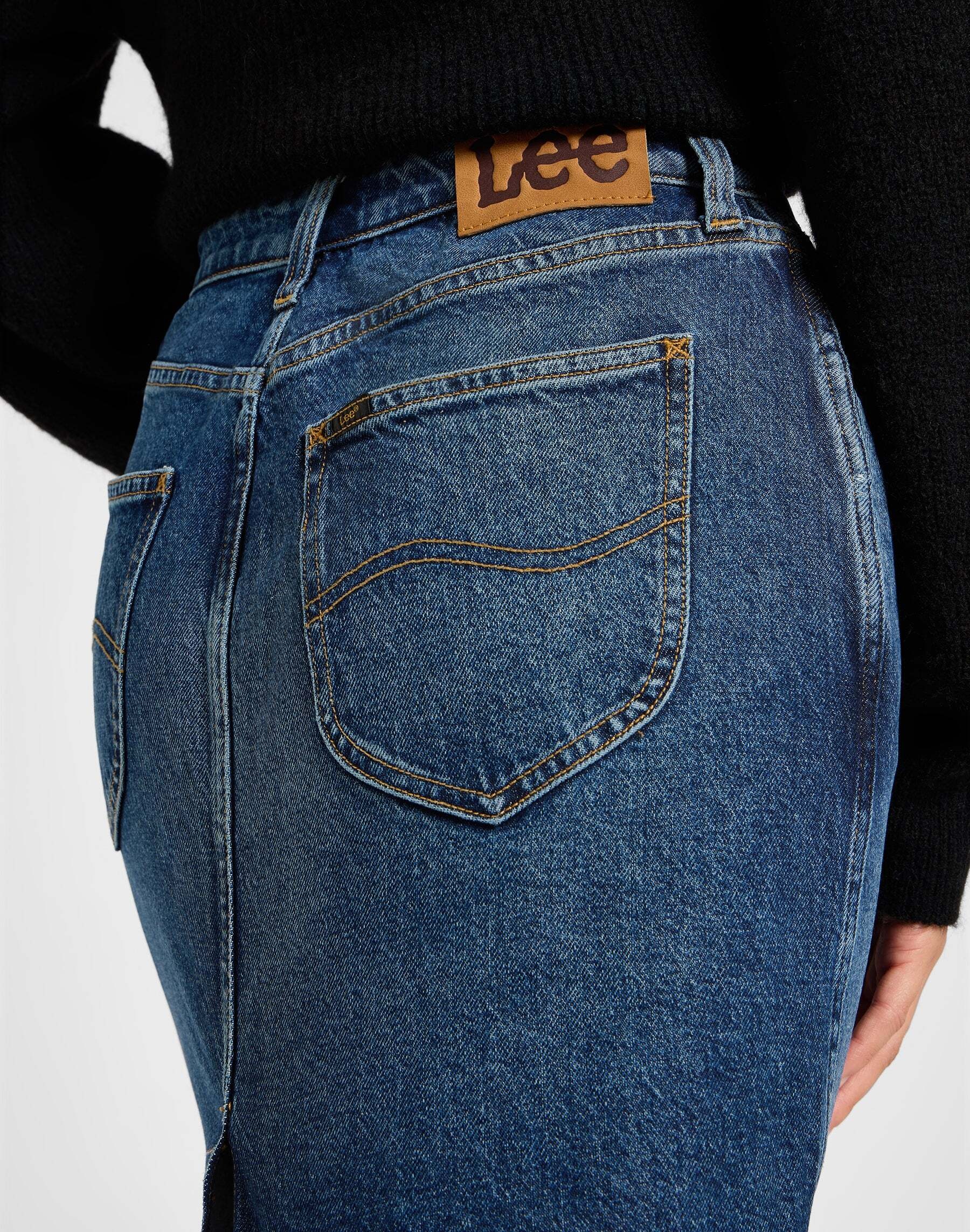 Lee® Jeansrock »LEE Jeansrock Midi Skirt«