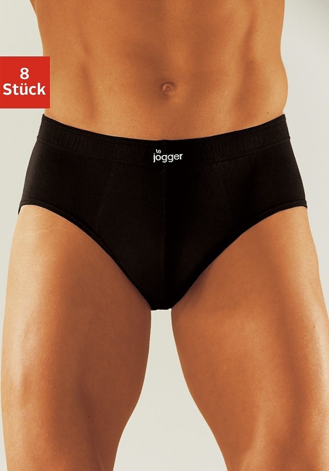 le jogger® Slip Packung, 8 Stk. aus angenehm weicher Baumwoll-Qualität