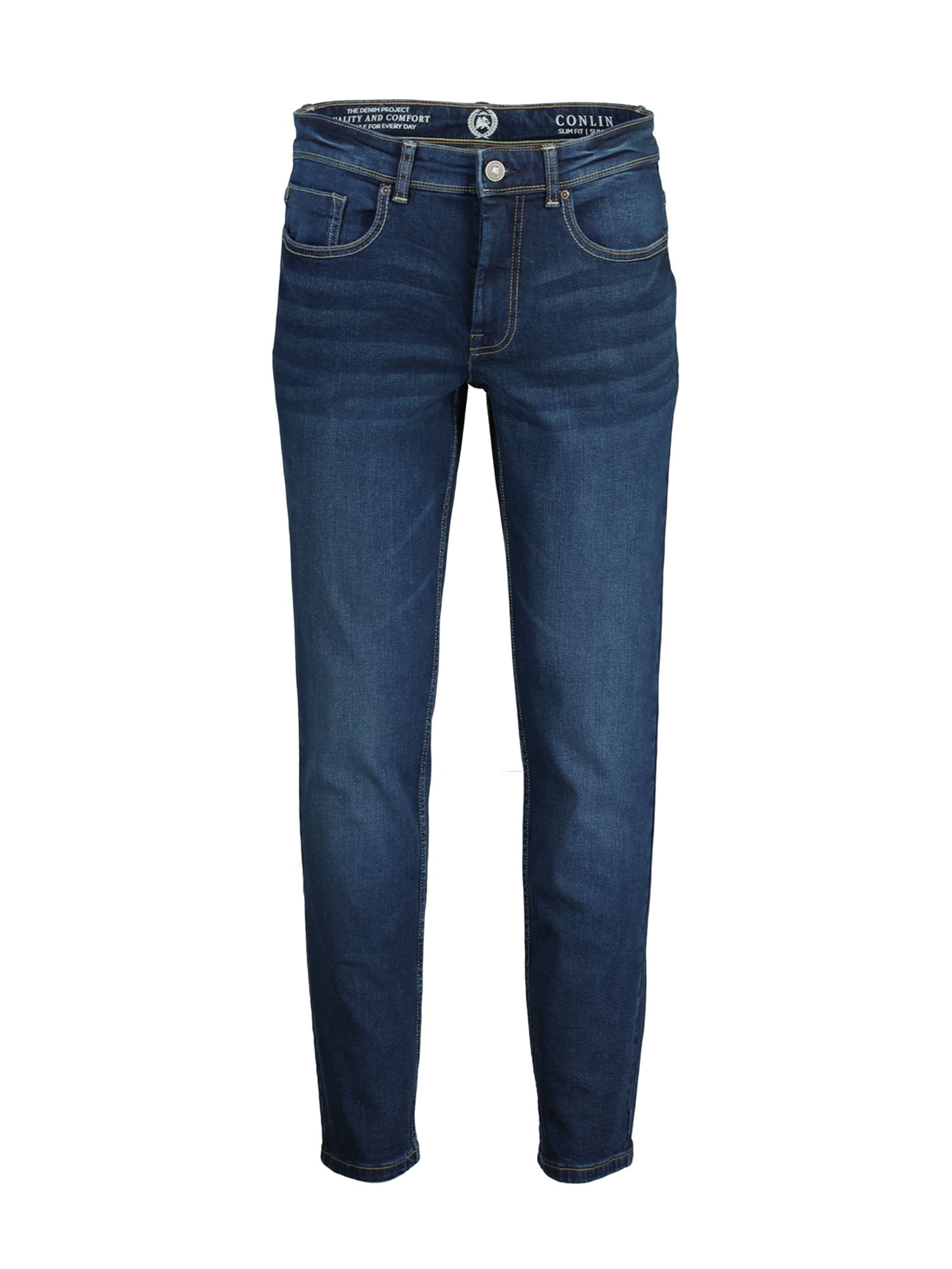 LERROS 5-Pocket-Hose »LERROS CONLIN 5-Pocket Stretch-Denim, SLIM FIT, unifarben CONLIN«