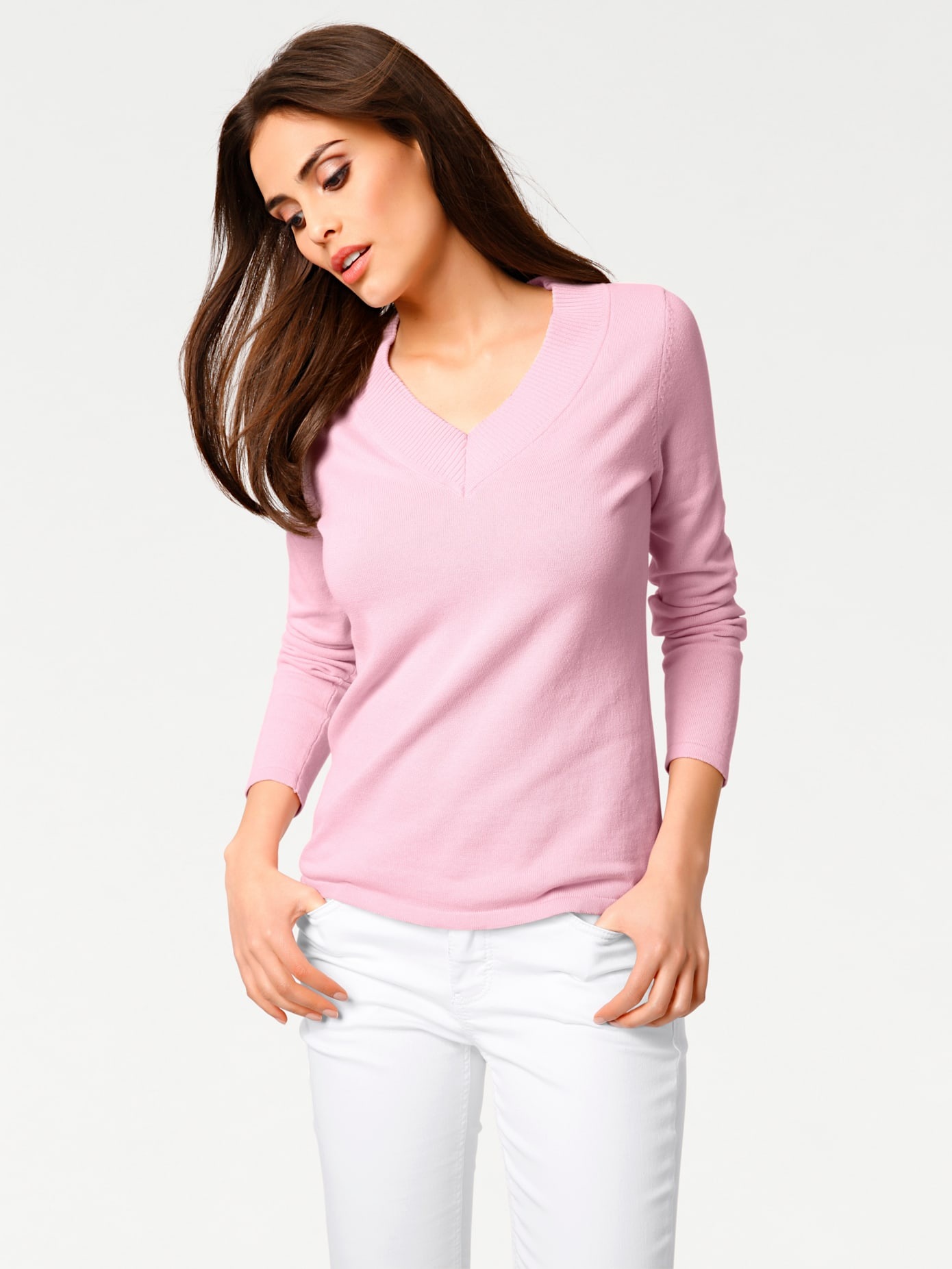 RICK CARDONA by heine Strickpullover »V-Pullover«