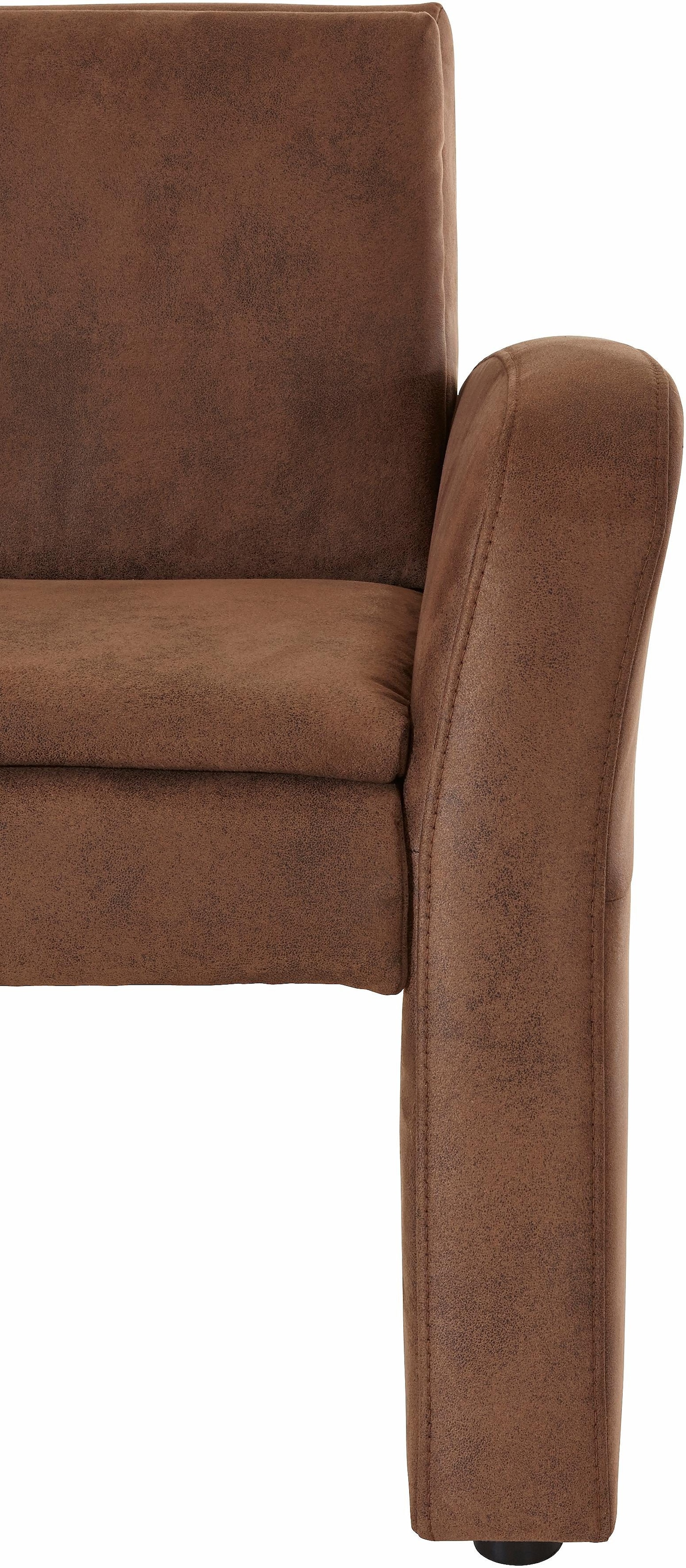 exxpo - sofa fashion Eckbank »Cortado, elegant und modern mit hohem Sitzkomfort«, hohe Bodenfreiheit, schöne Detailverarbeitung, wahlweise Lederbezug