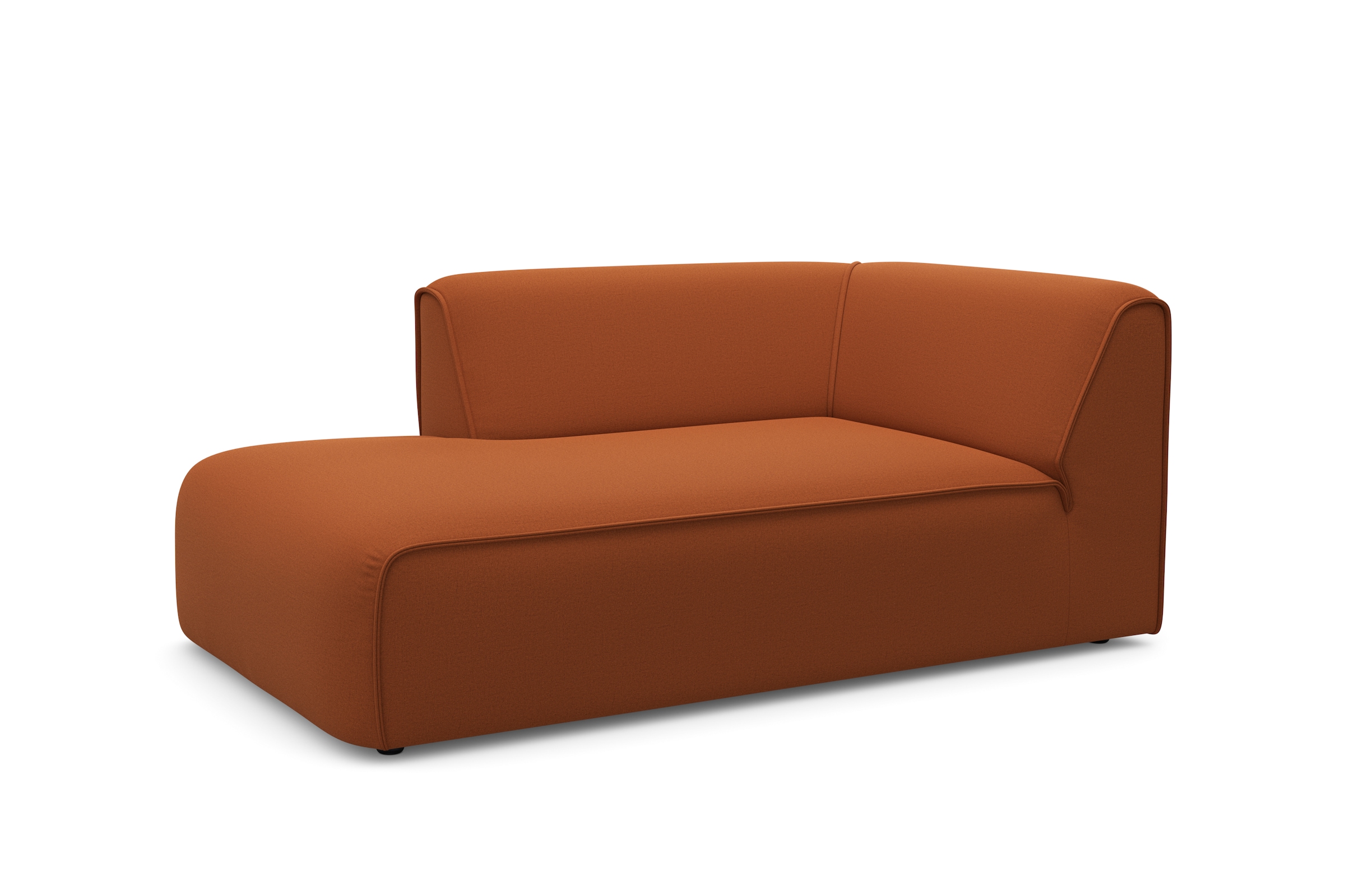 RAUM.ID Ottomane »Merid Chaiselongue, Masse B/T/H: 100/162/70 cm«, als Modul oder separat verwendbar, für individuelle Zusammenstellung