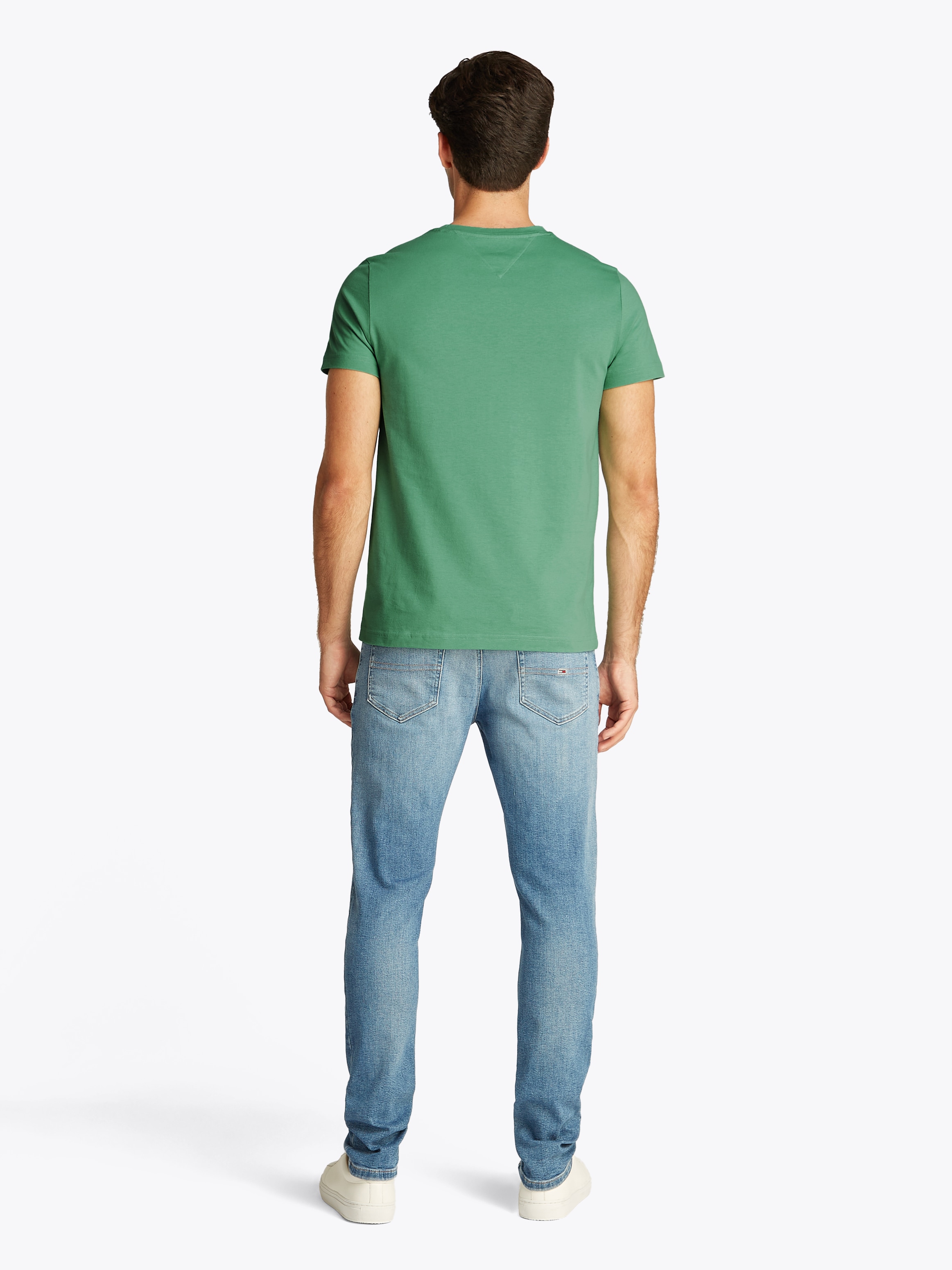 Tommy Hilfiger T-Shirt »TOMMY LOGO TEE«, aus reiner Baumwolle