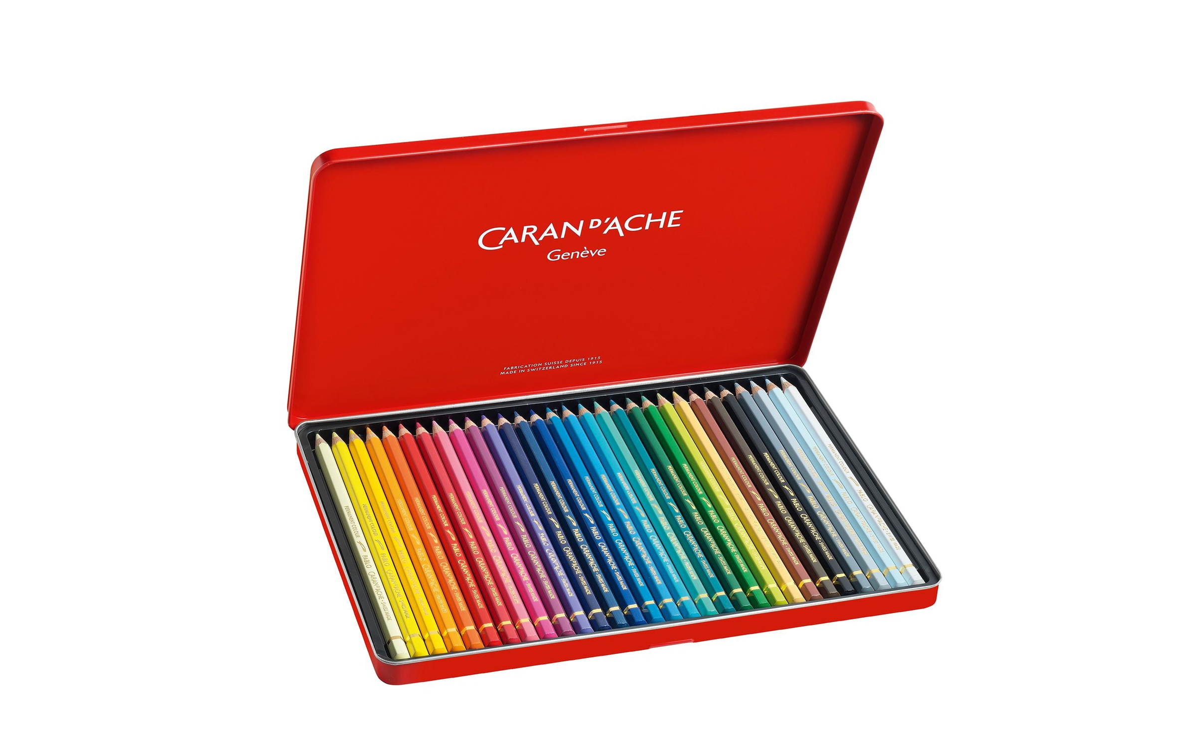 Buntstift »Caran d'Ache Pablo 30 St«, Wasserfest