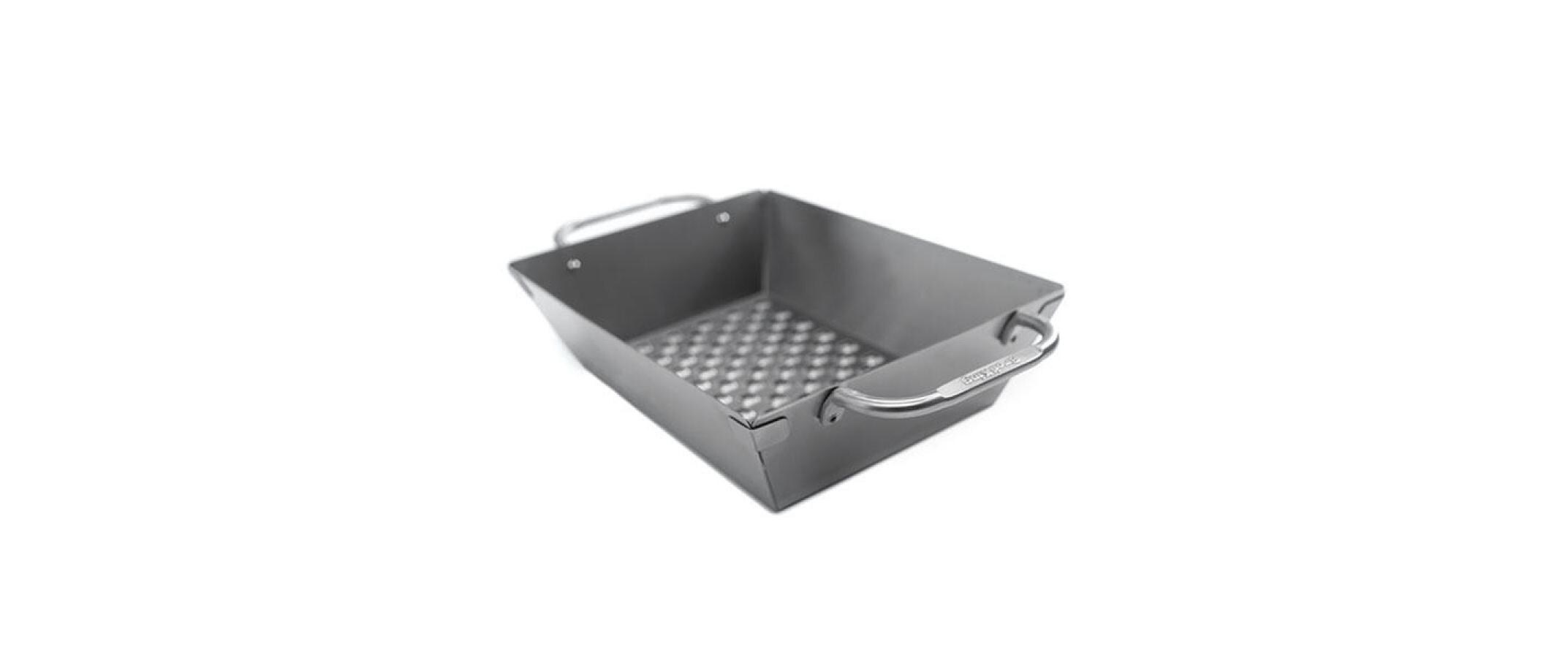 Broil King Grillpfanne »Grillkorb Gross/Hoch«, Edelstahl