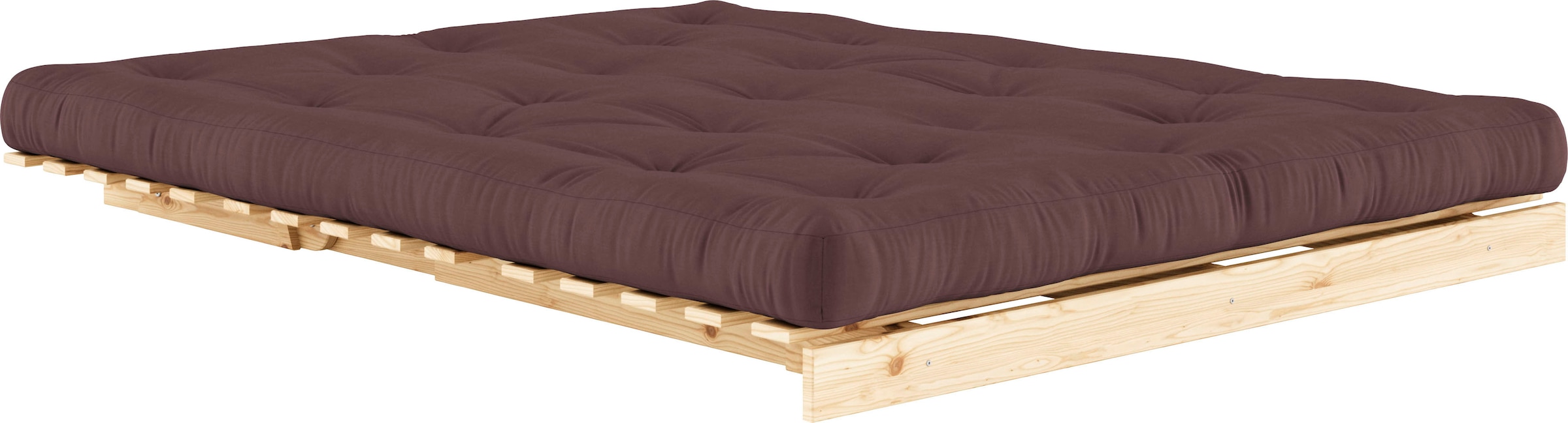 Karup Design Daybett »Daybett Roots Schlafsofa – Gästebett & Sofa aus FSC®-Kiefer«, Inkl. Futonmatratze, in mehreren Grössen & Farben erhältlich