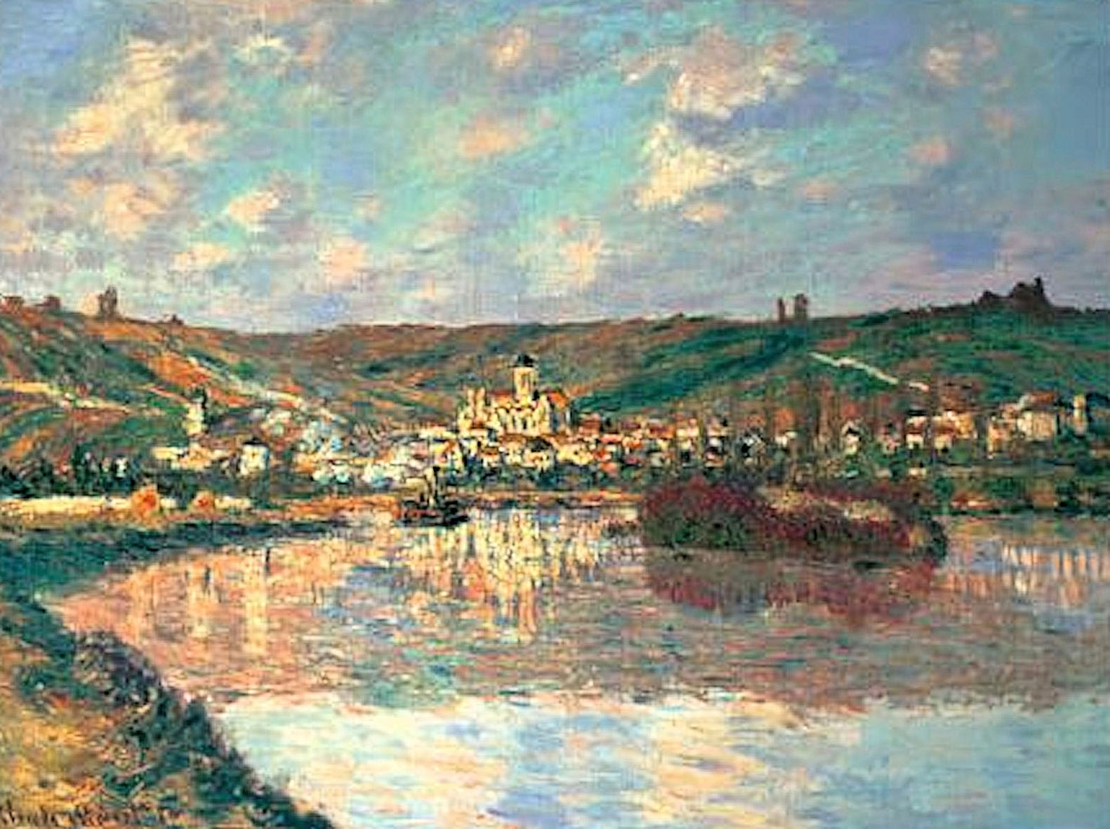 Home affaire Kunstdruck »MONET / Später Nachmittag, Vetheuil«, (1 St.) kaufen