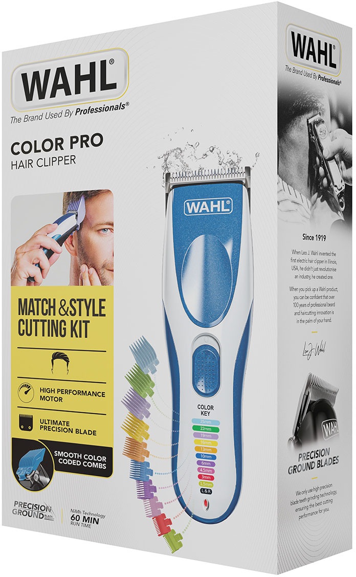 Wahl Haar- und Bartschneider »09649-016«, 13 Aufsätze, Color Pro Cordless, Netz-/Akku-Haarschneideset