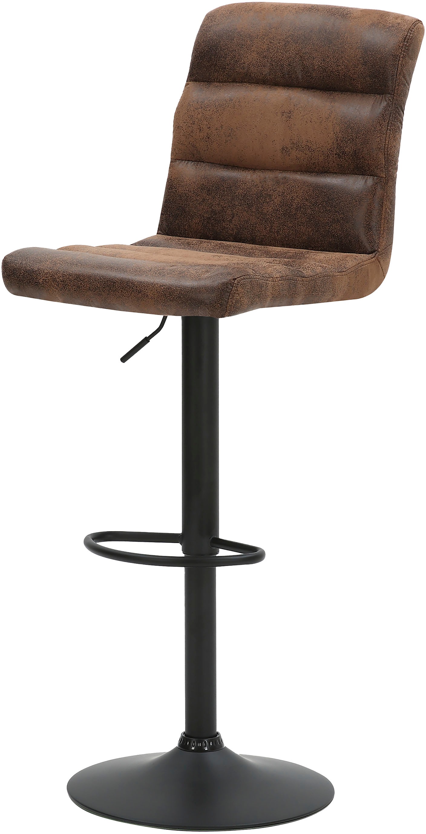 byLIVING Barhocker "PHIL" Bis 110 kg, Drehbar, Gestell Teller, Höhenverstellbar, 360 drehbar
