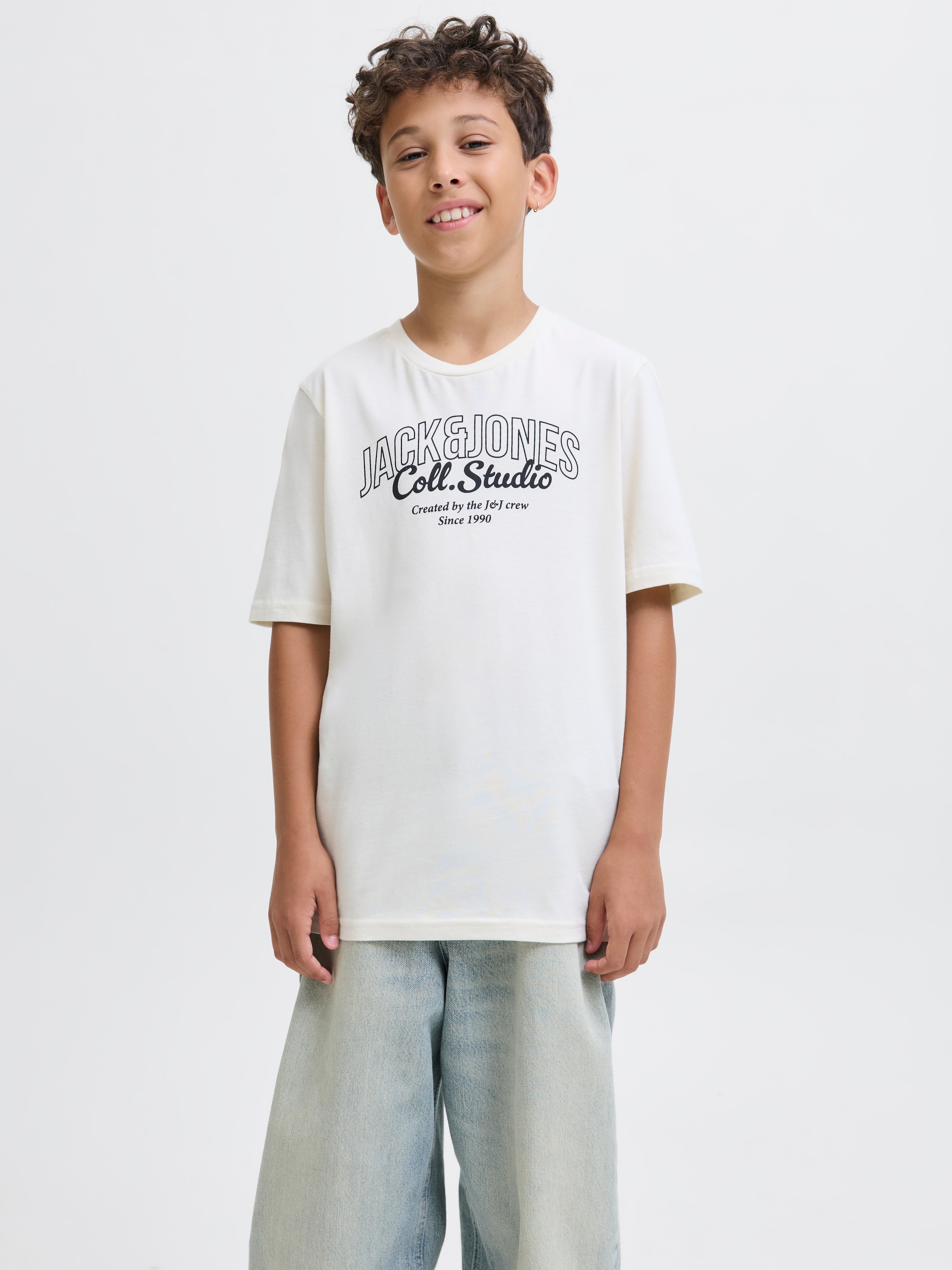 Jack & Jones Junior T-Shirt »JJMAKOTO TEE SS CREW NECK 5PK MP JNR«, (Packung, 5 tlg.)