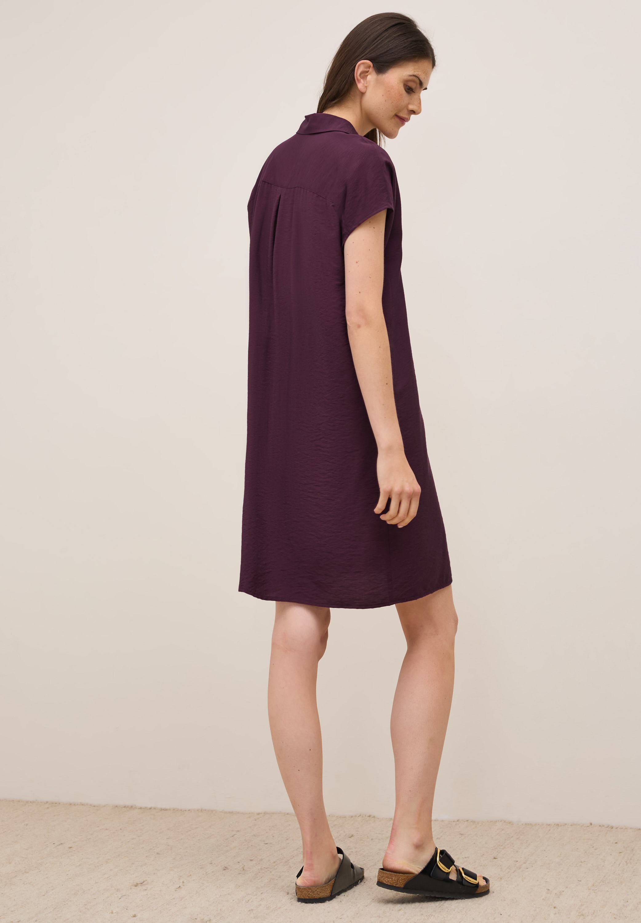 Cecil Hemdblusenkleid, Sommerkleid in feiner Struktur-Qualität
