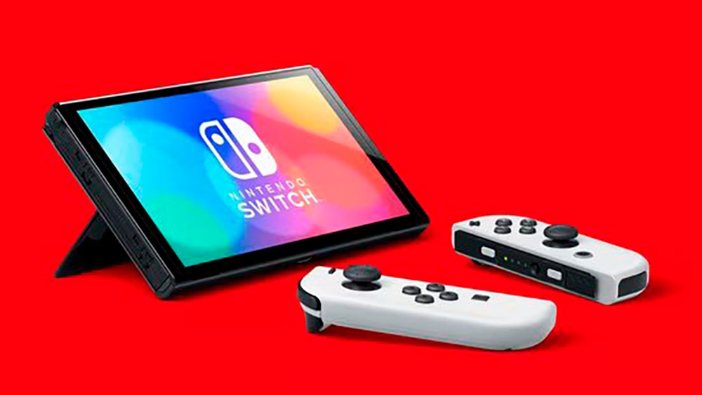 Nintendo Switch Konsolen-Set »OLED weiss inkl. Mario Party Jamboree und exklusiver Nintendo Decke«