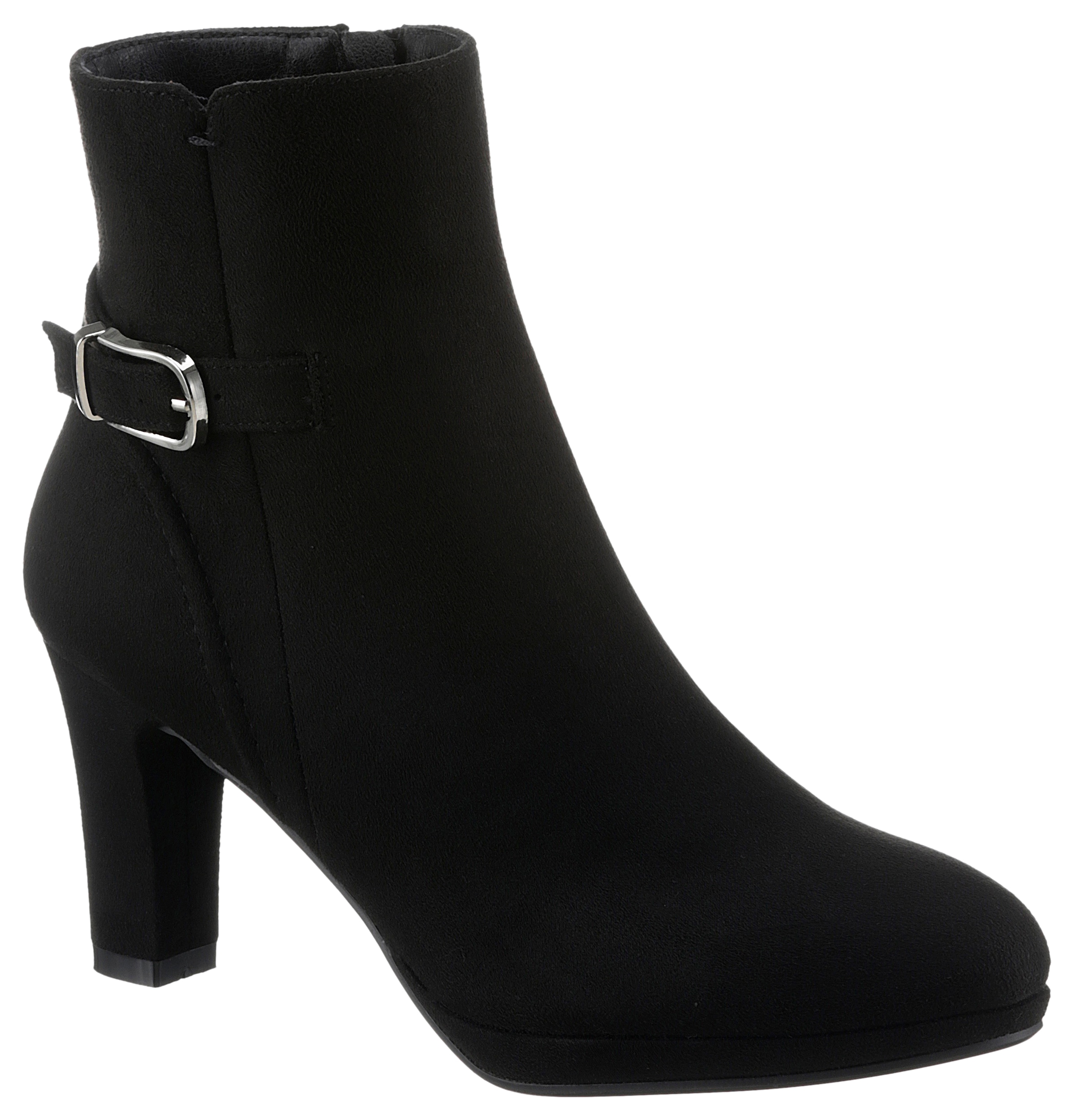 Aniston SHOES Stiefelette, Reissverschluss-Stiefelette, Trichterabsatz - NEUE KOLLEKTION