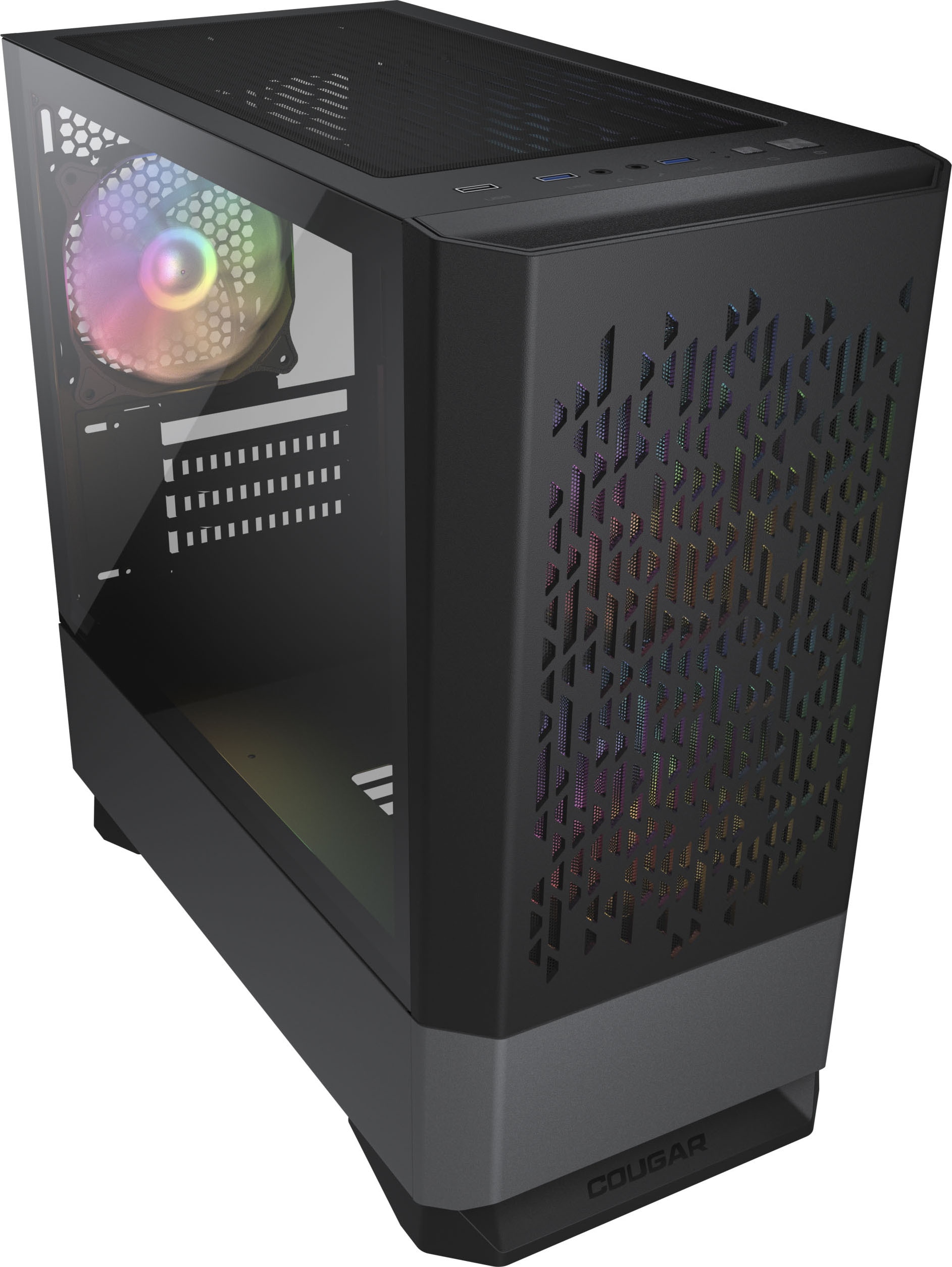 Cougar Gaming-Gehäuse »Mini Tower MG140 Air RGB«, RGB Beleuchtung