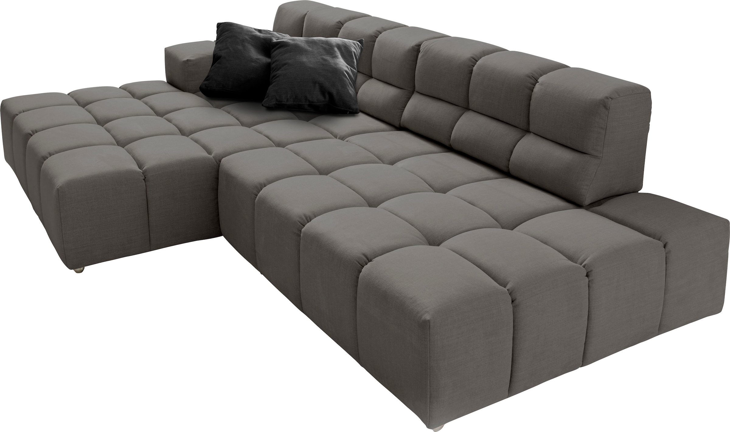 designwerk Ecksofa »Temple L-Form, tolles Designsofa«, mit Sitztiefenverstellung