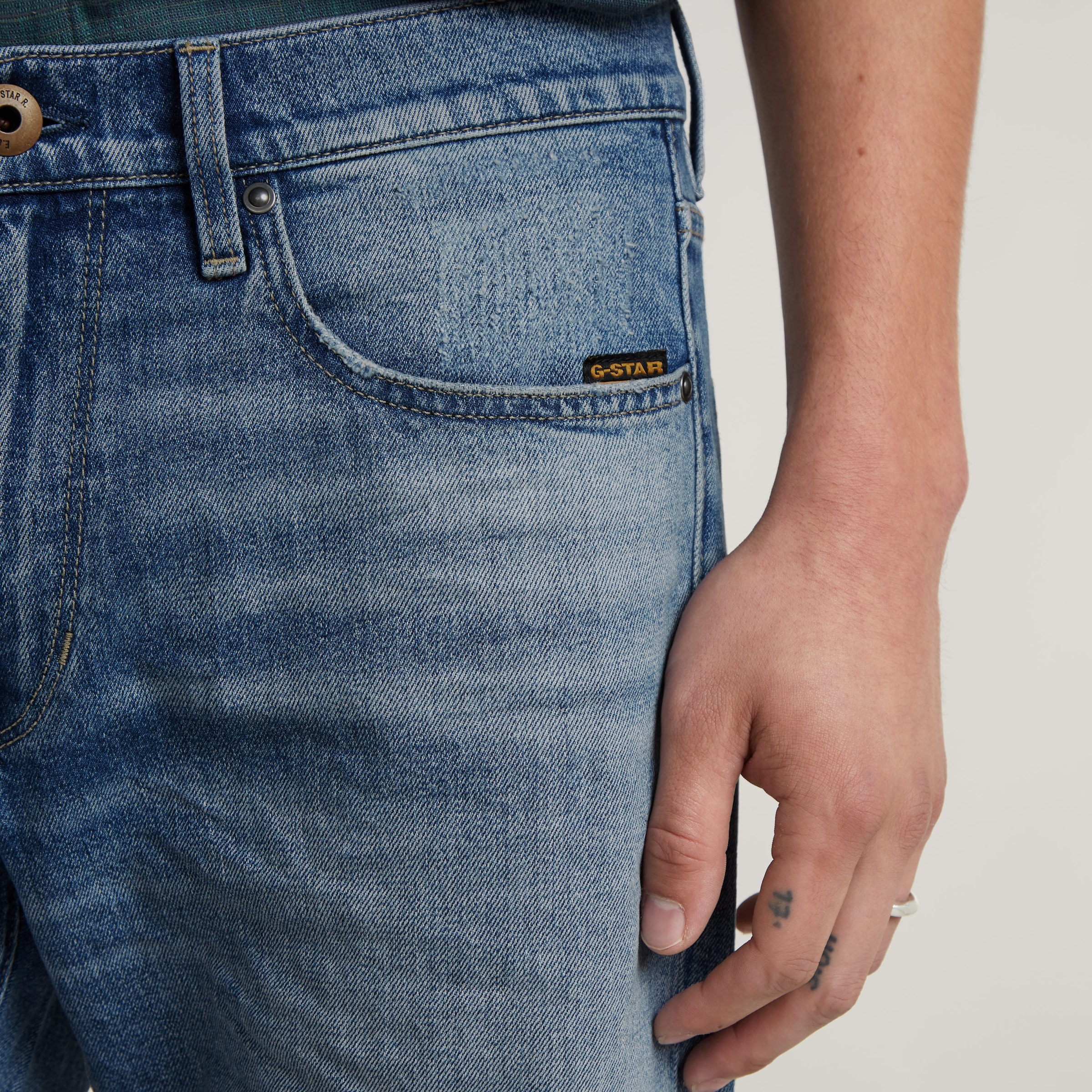 G-STAR Jeansshorts »Mosa«, mit Umschlagsaum