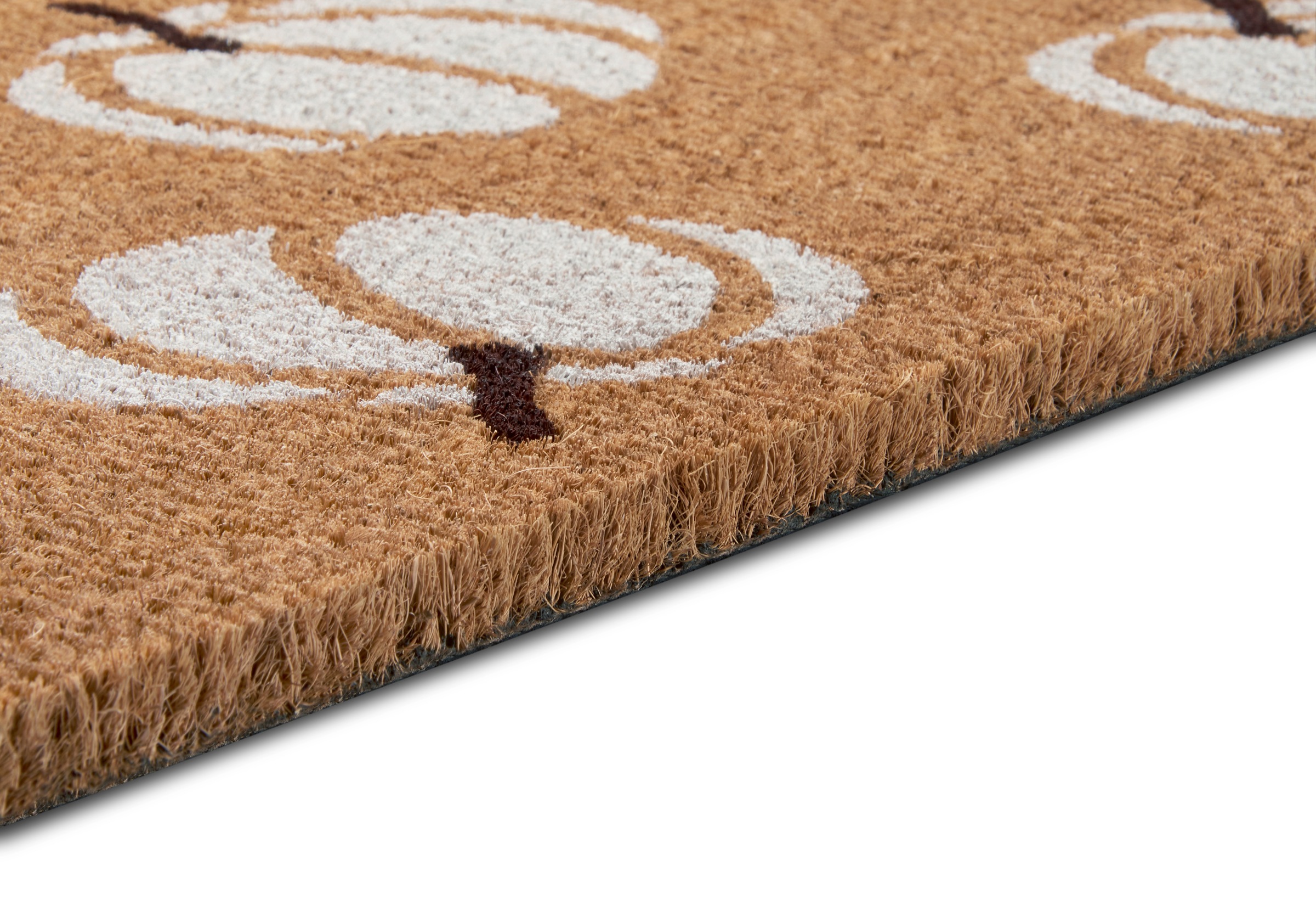 HANSE Home Fussmatte »Mix Mats Kokos Pumpkins, Türmatte«, rechteckig, 15 mm Höhe, Kokos, Schmutzfangmatte, Outdoor, Rutschfest, Innen, Kokosmatte, Flur