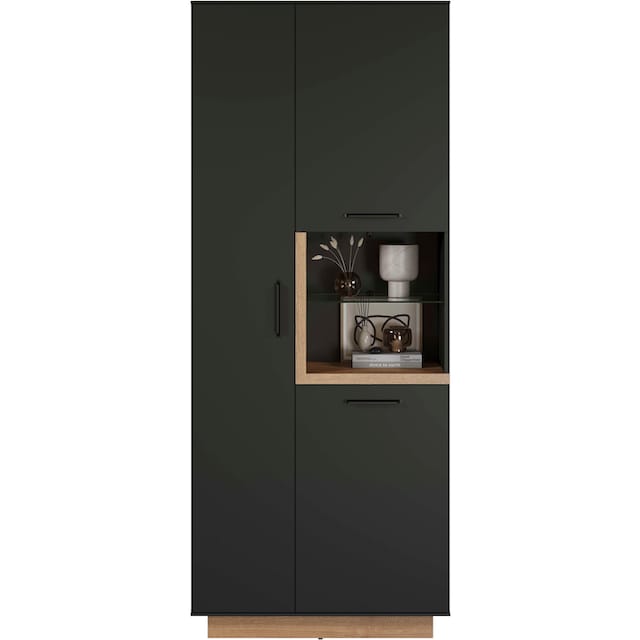 ❤ INOSIGN Stauraumvitrine »Premont«, (1 St.), ca. 80 cm breit, zweifarbiger  Schrank, moderne Eiche, stehend bestellen im Jelmoli-Online Shop