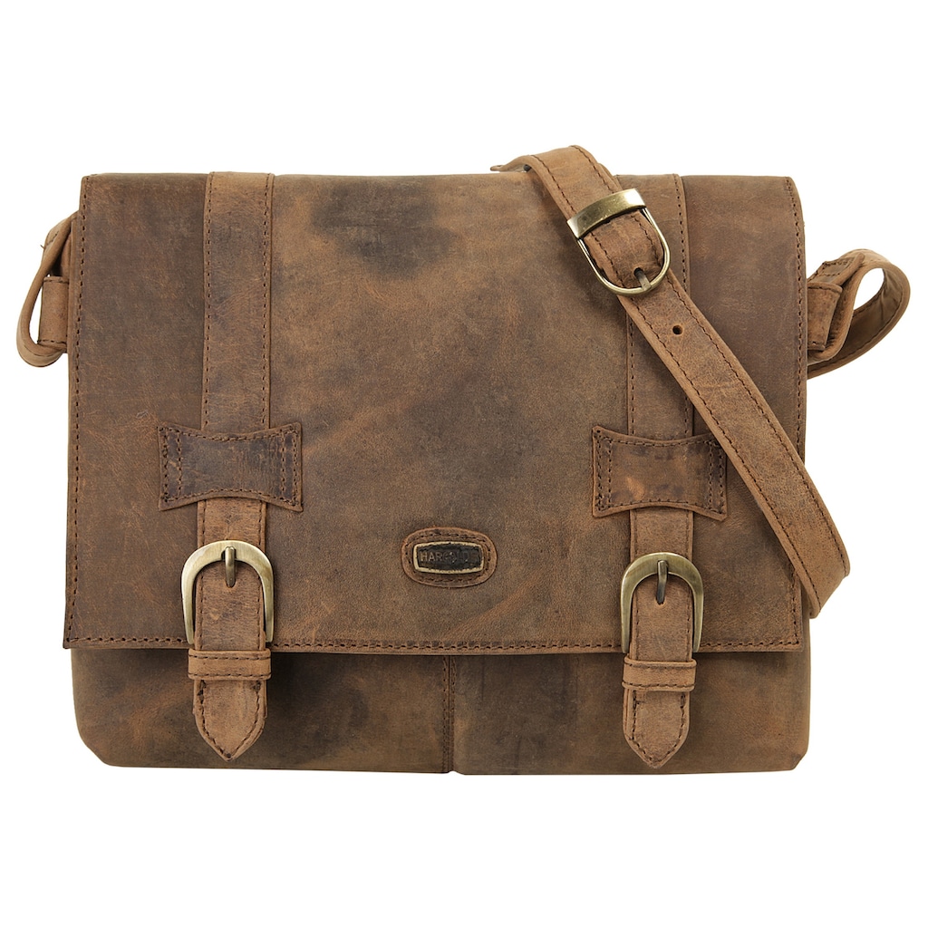 Harold's Messenger Bag »ANTIC«, echt Leder