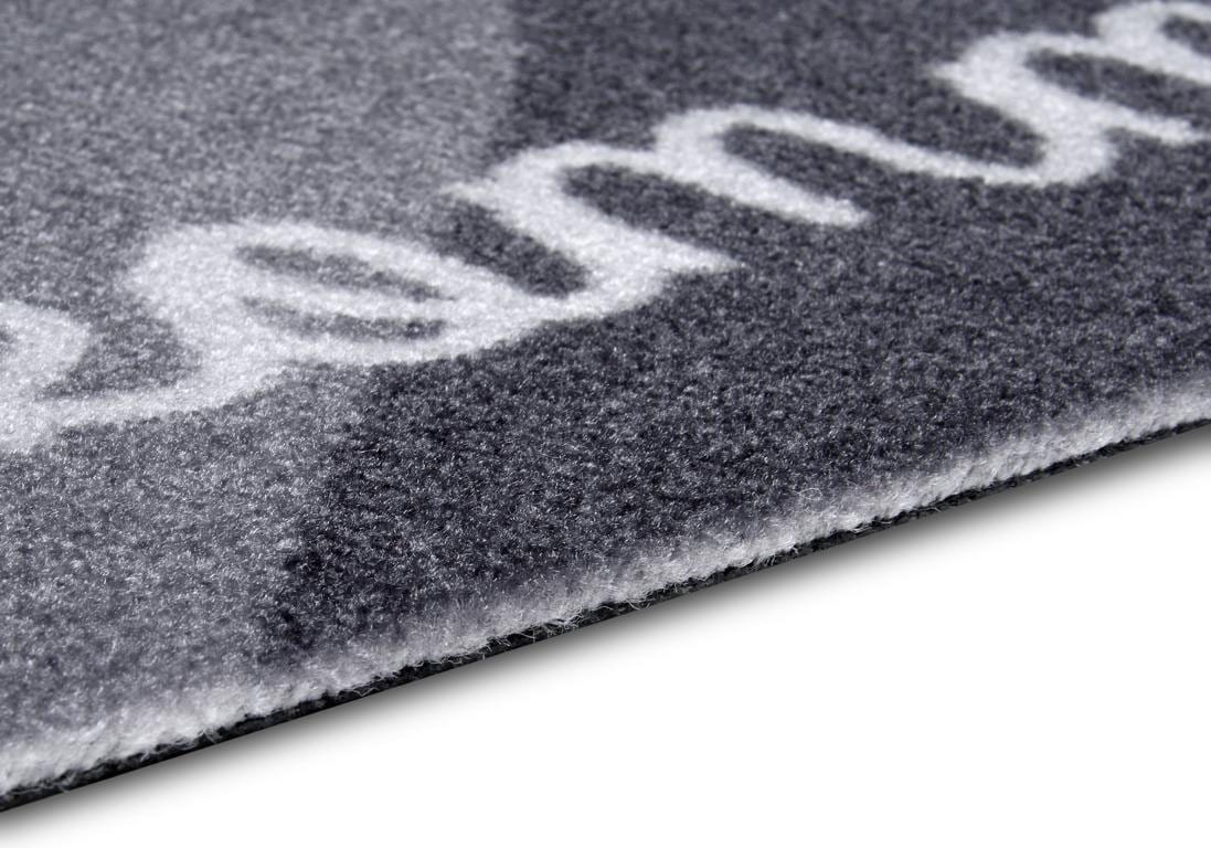 HANSE Home Fussmatte »Willkommen Herz, Türmatte«, rechteckig, 7 mm Höhe, Herz Motiv, mit Spruch, Schrift, Robust, Rutschhemend, Waschbar
