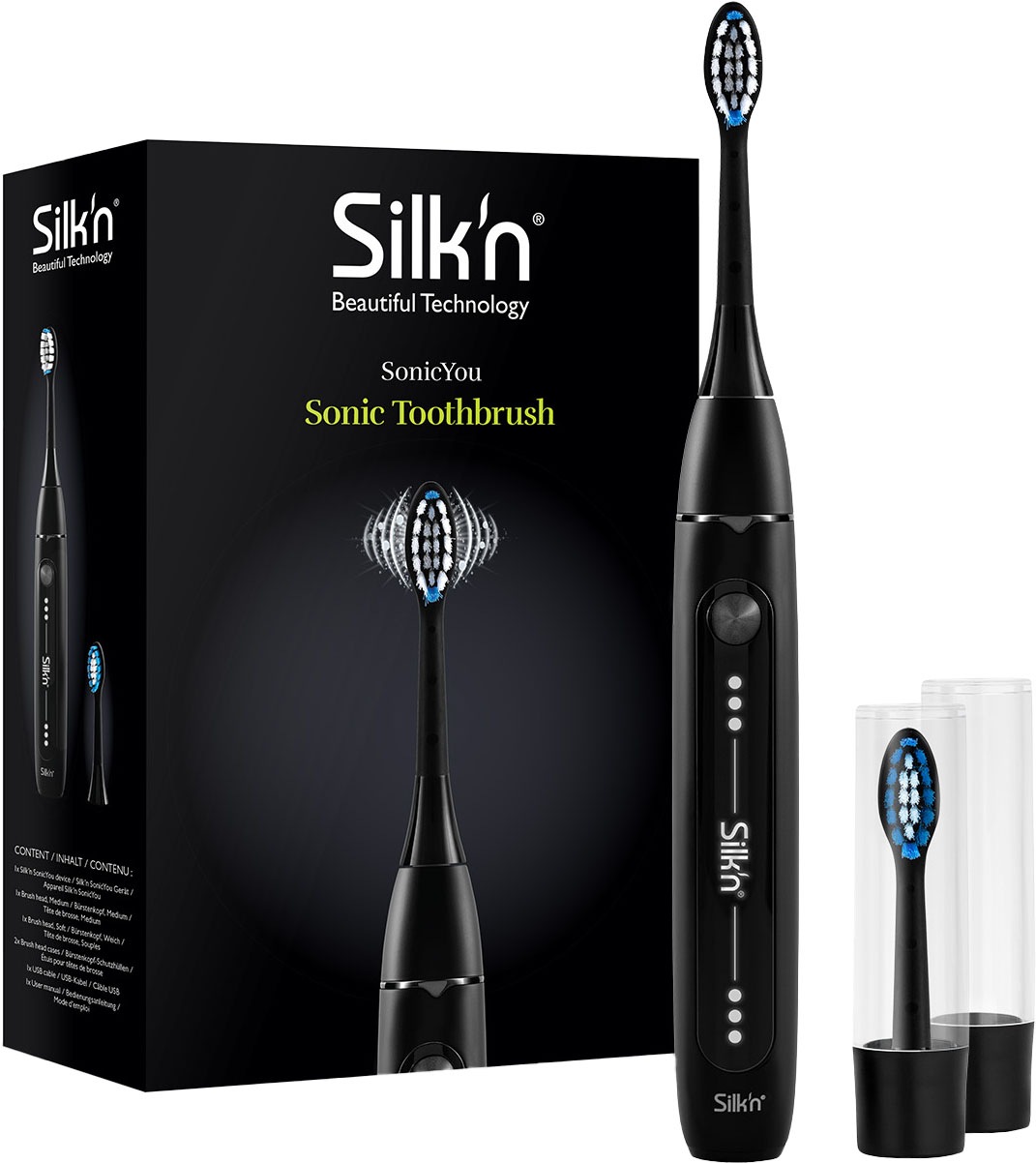 Silk'n Schallzahnbürste »SonicYou« 2 Stk. Aufsteckbürsten