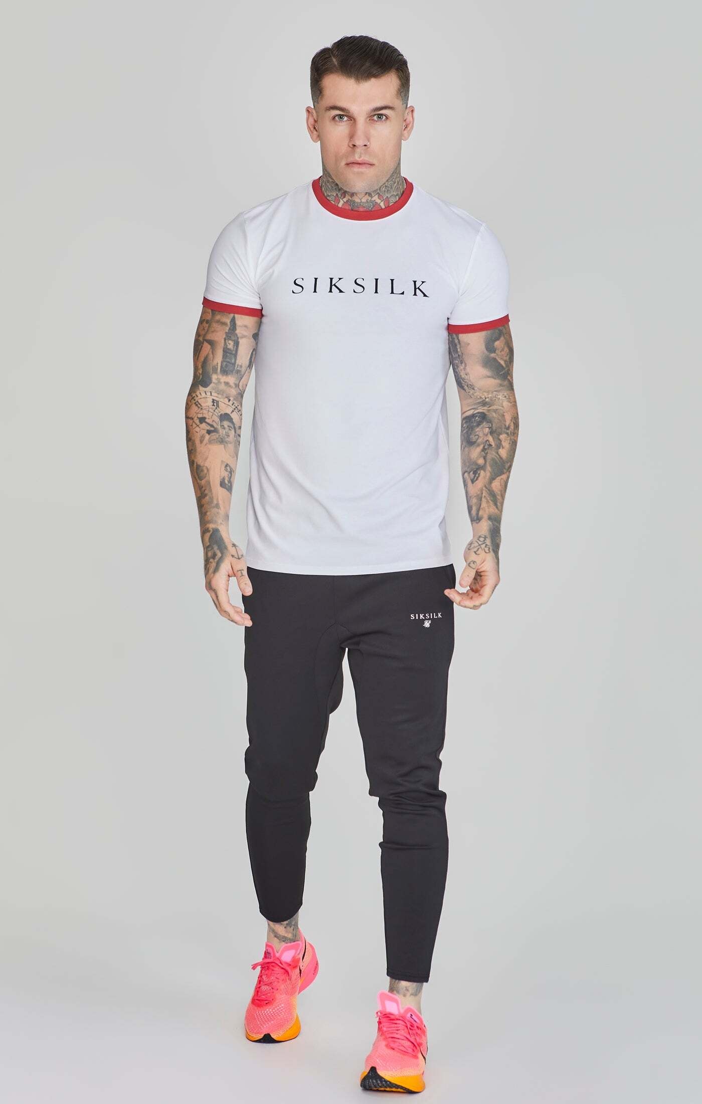 Siksilk T-Shirt »Siksilk T-Shirt Ringer T-Shirt«