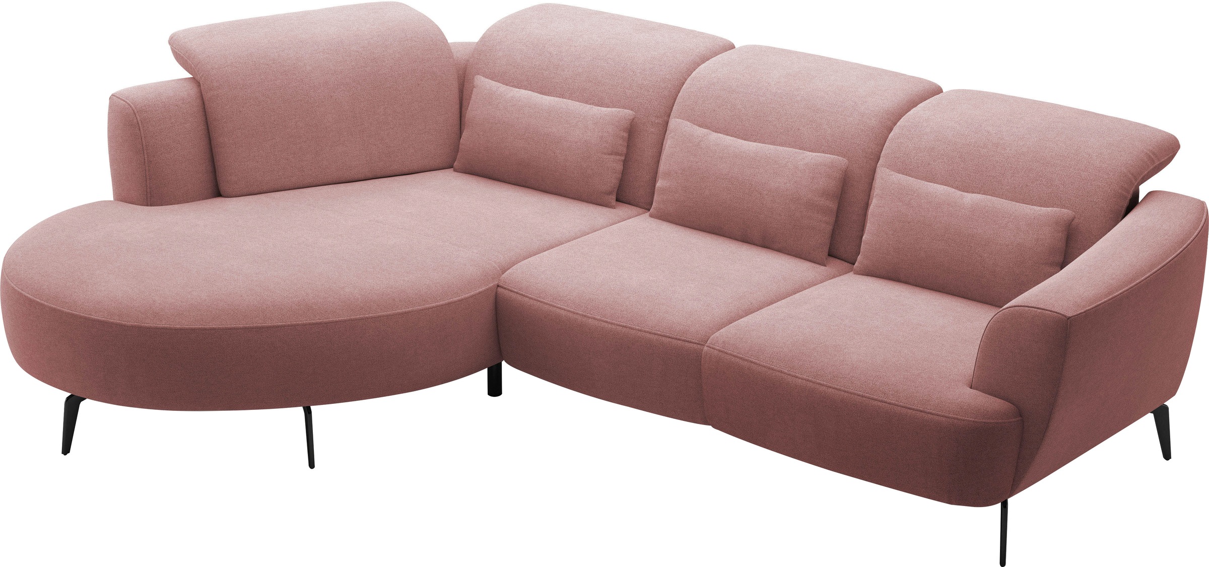 sit&more Ecksofa »Zoe«, ink.Sitztiefenverstellung, wahlweise mit Kopfteilverstellung